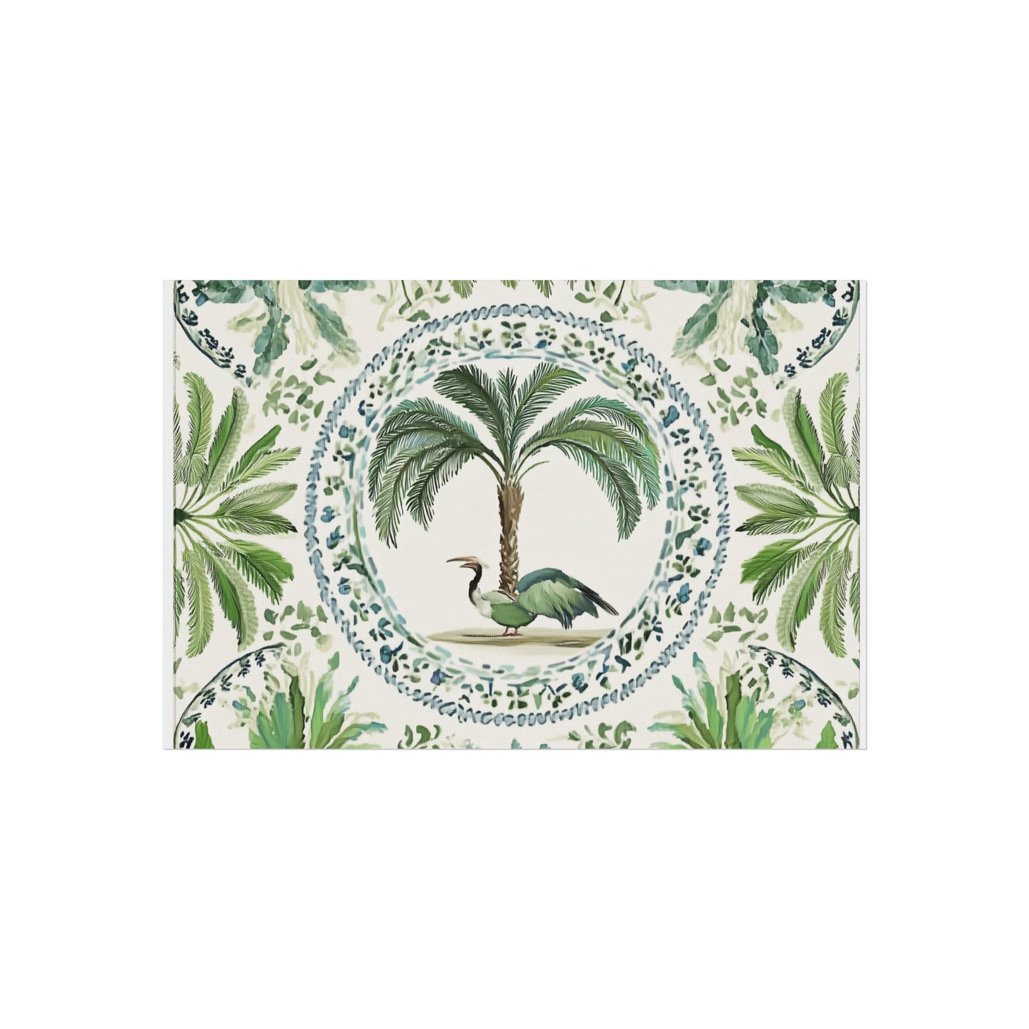 Tropical Heron & Palm Fine Art Poster - Image 7
