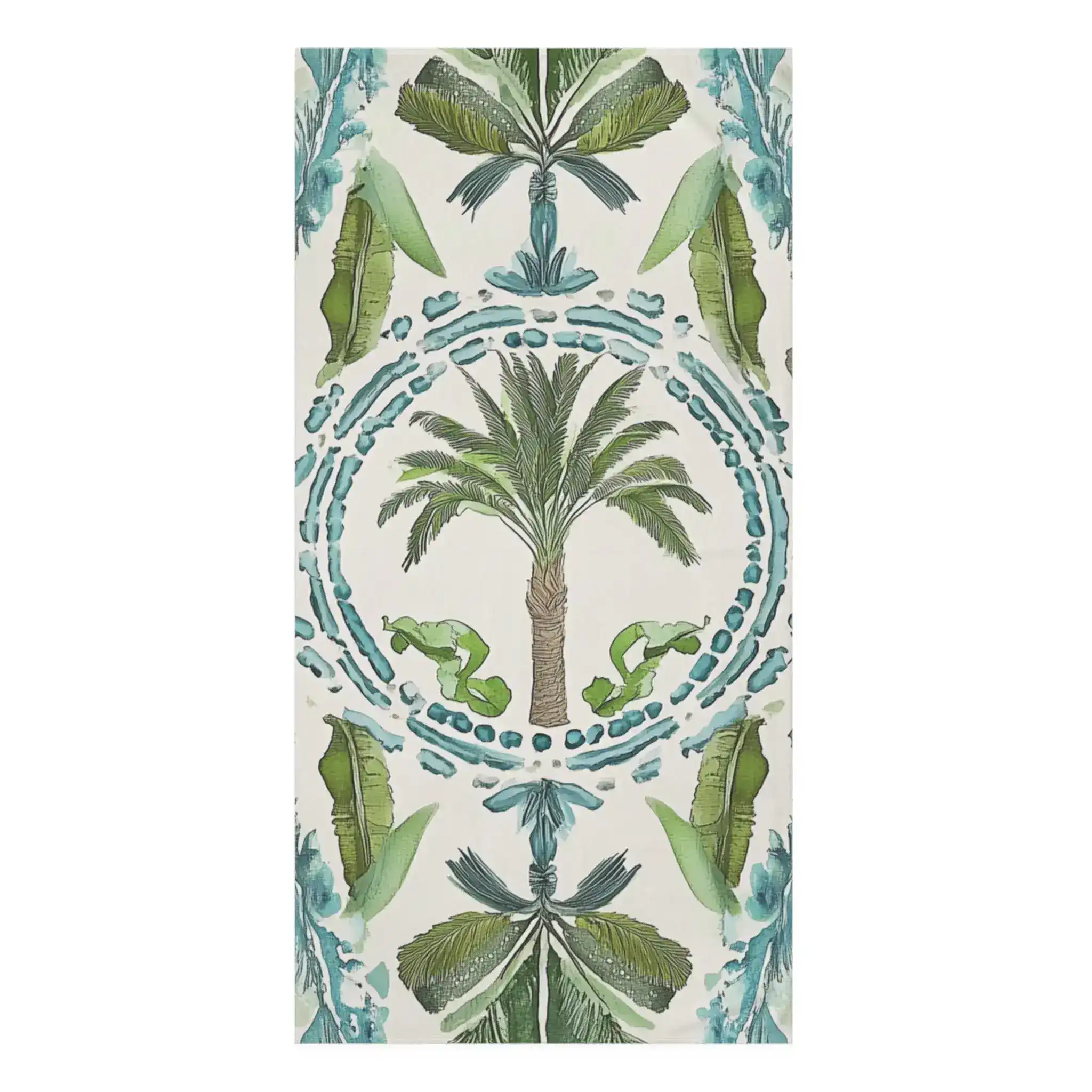 Tropical Oasis Palm Bath Towel