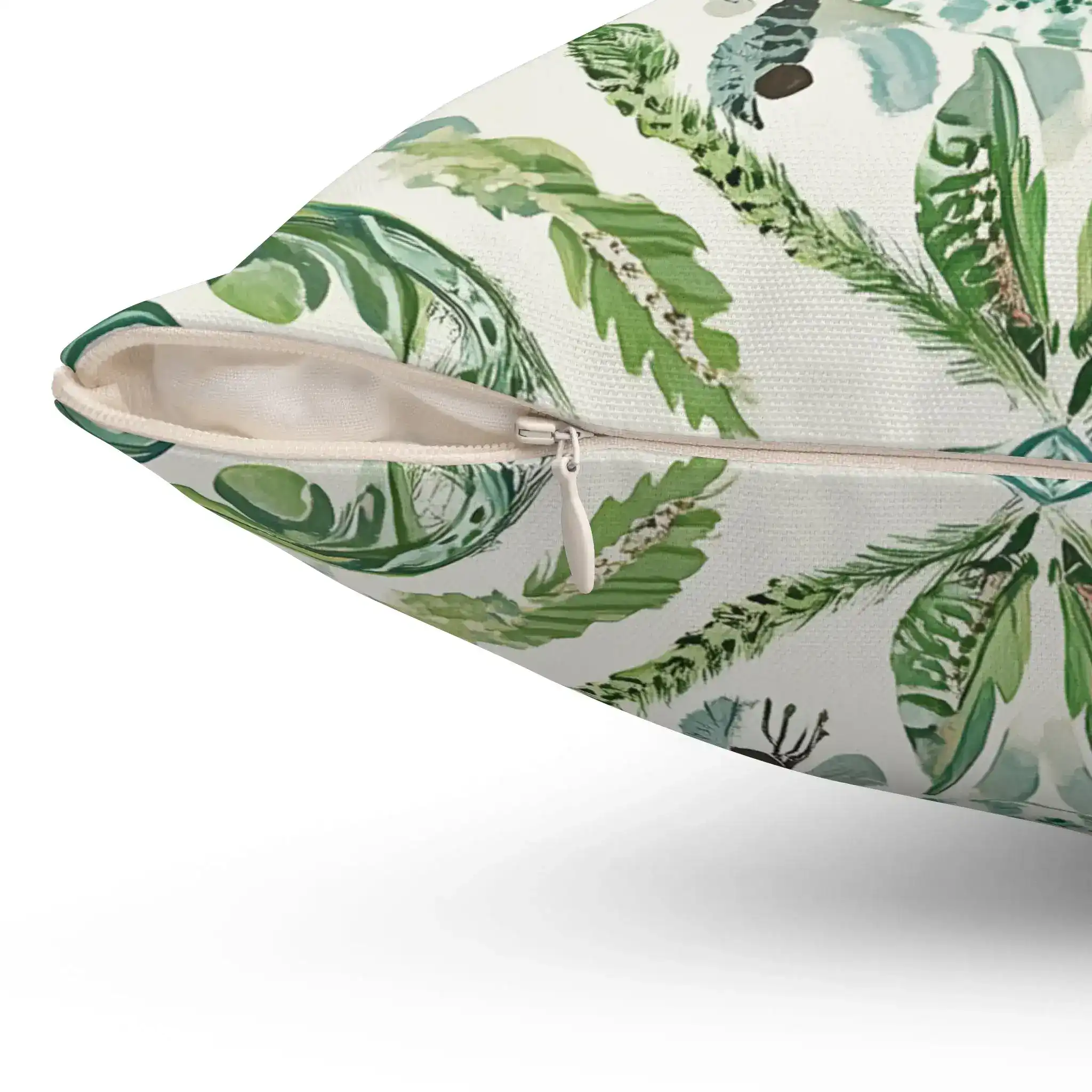 Tropical Oasis Palm Throw Pillow - Image 3