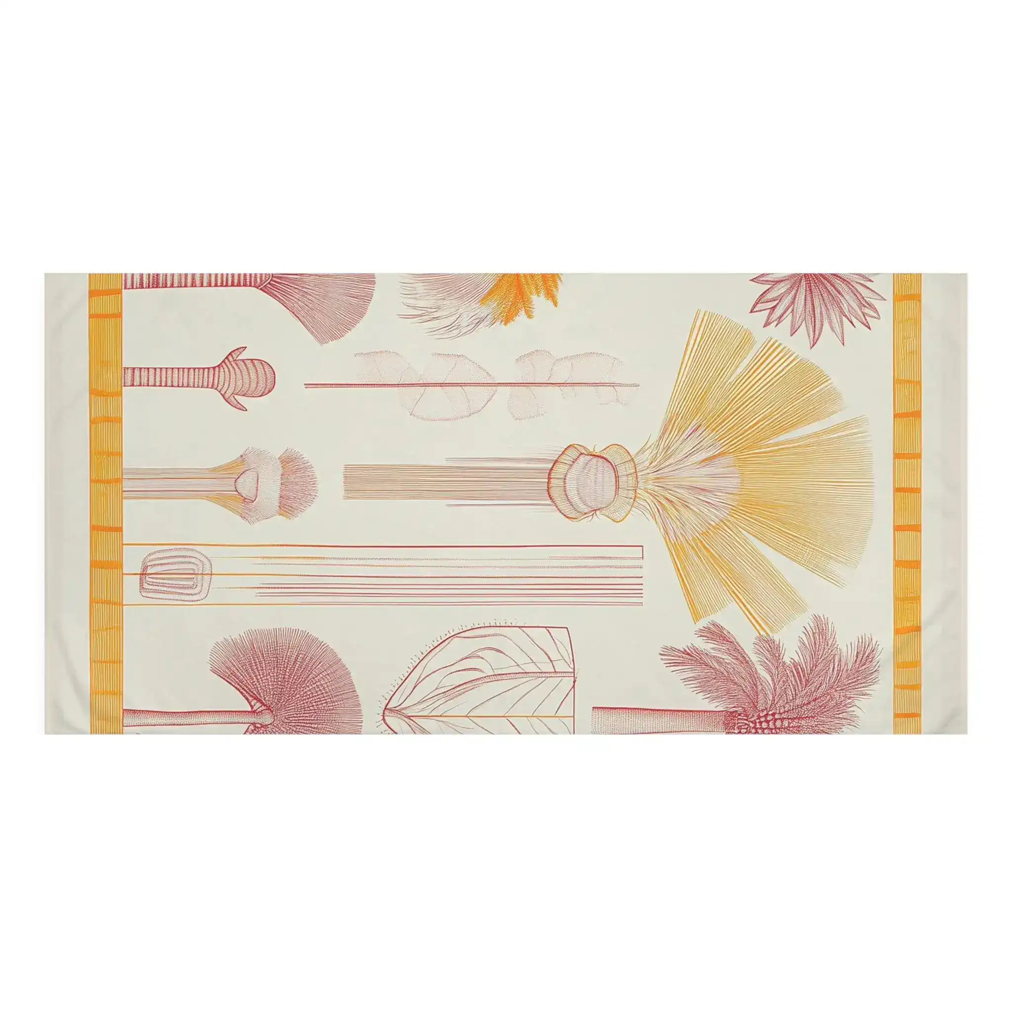 Tropical Palm Print Bath Towel - Image 3