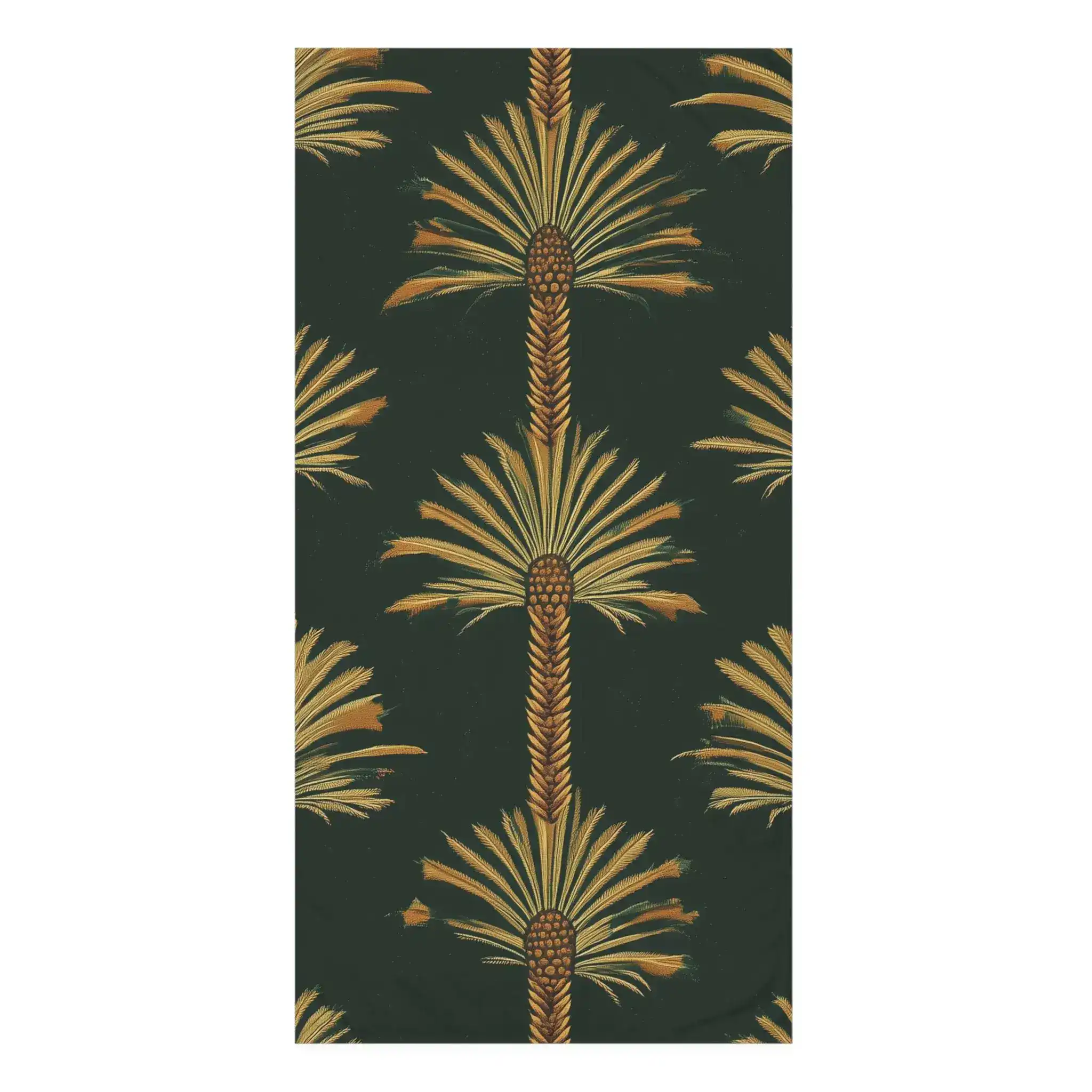 Tropical Palm Tree Pattern Bath Towel