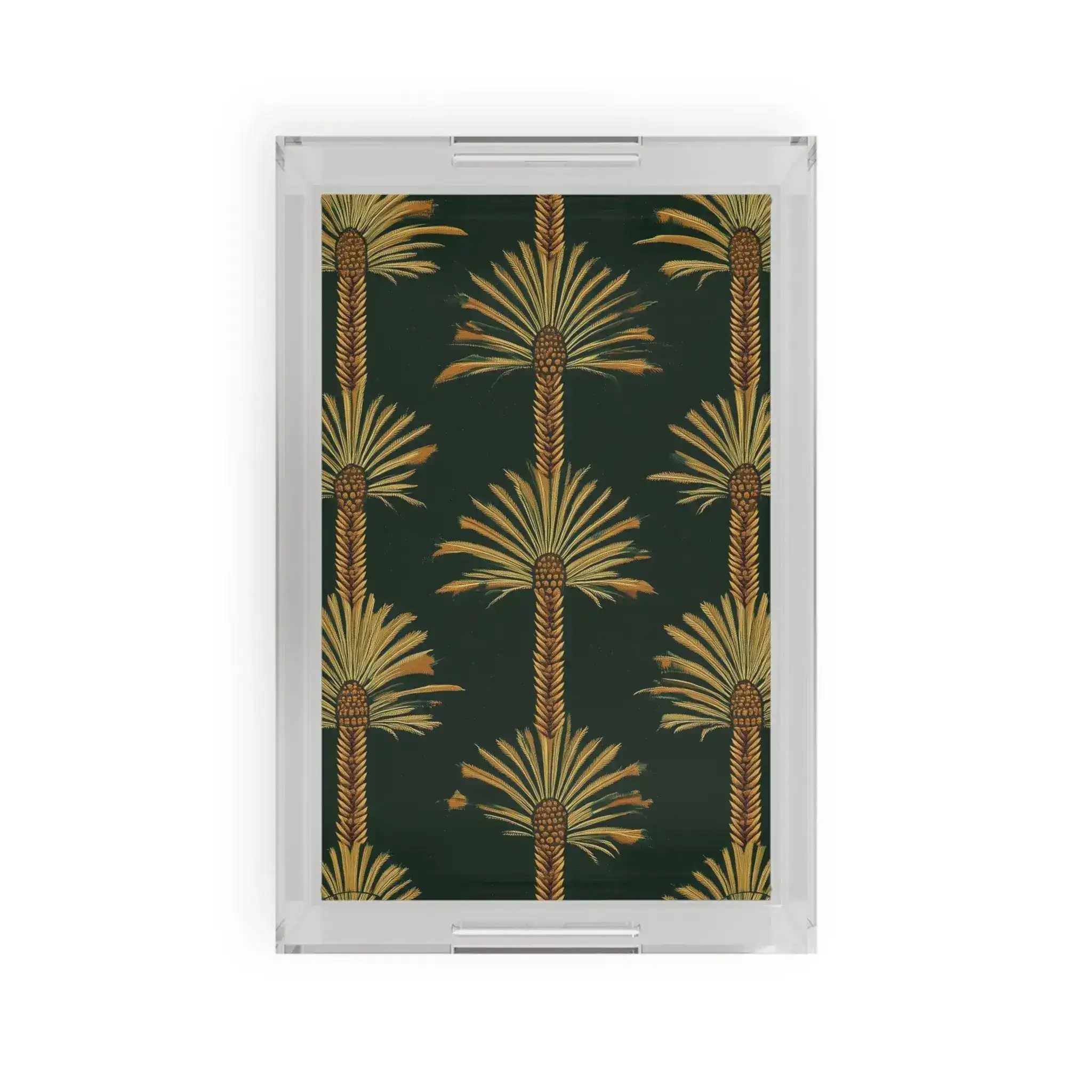 Tropical Palm Tree Pattern Serving Tray