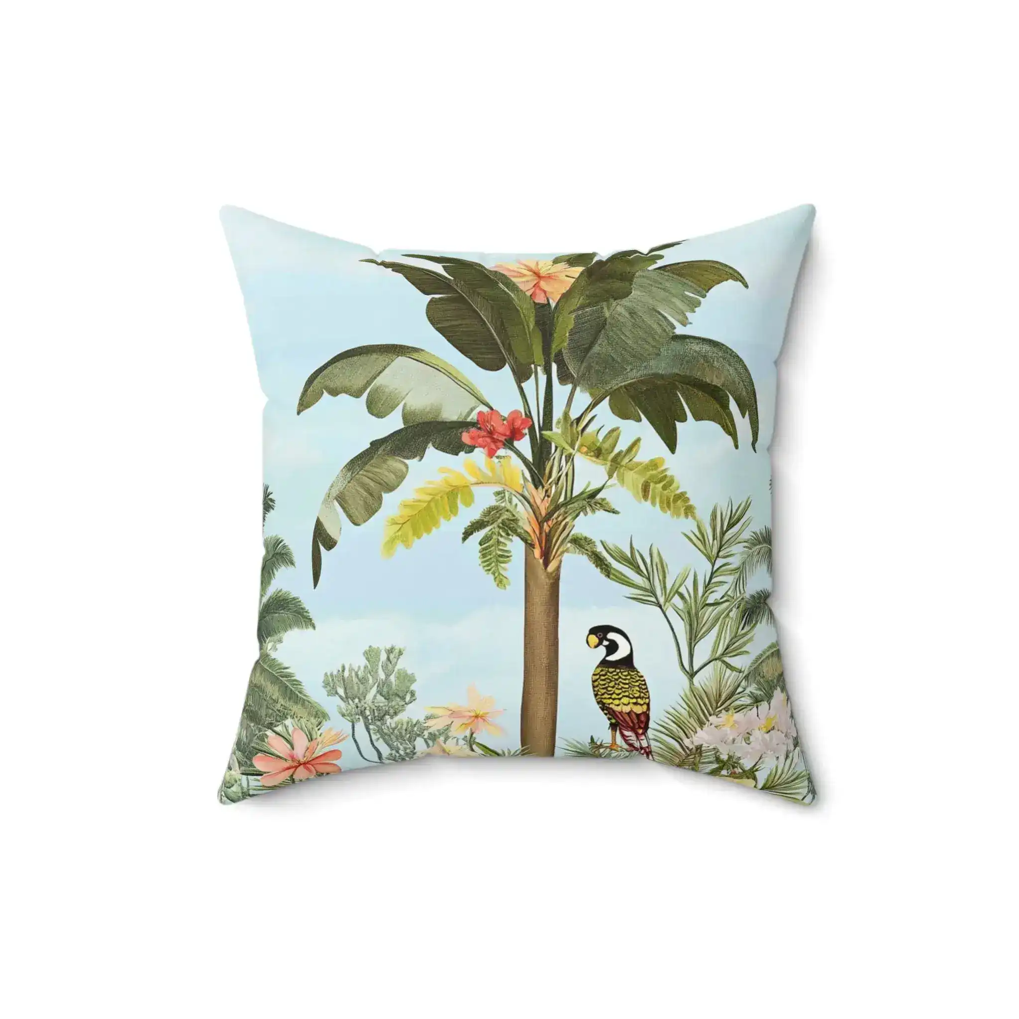 Tropical Paradise Palm Throw Pillow - Image 3