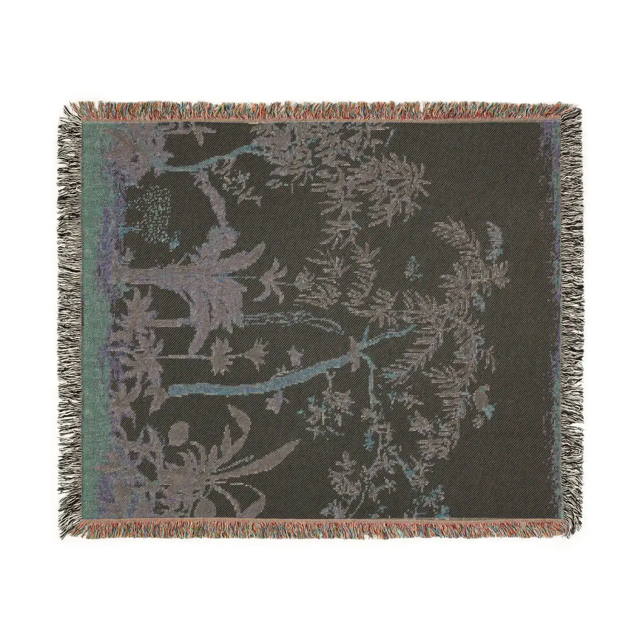 Tropical Whisper – Jungle Scene Woven Blanket - Image 5