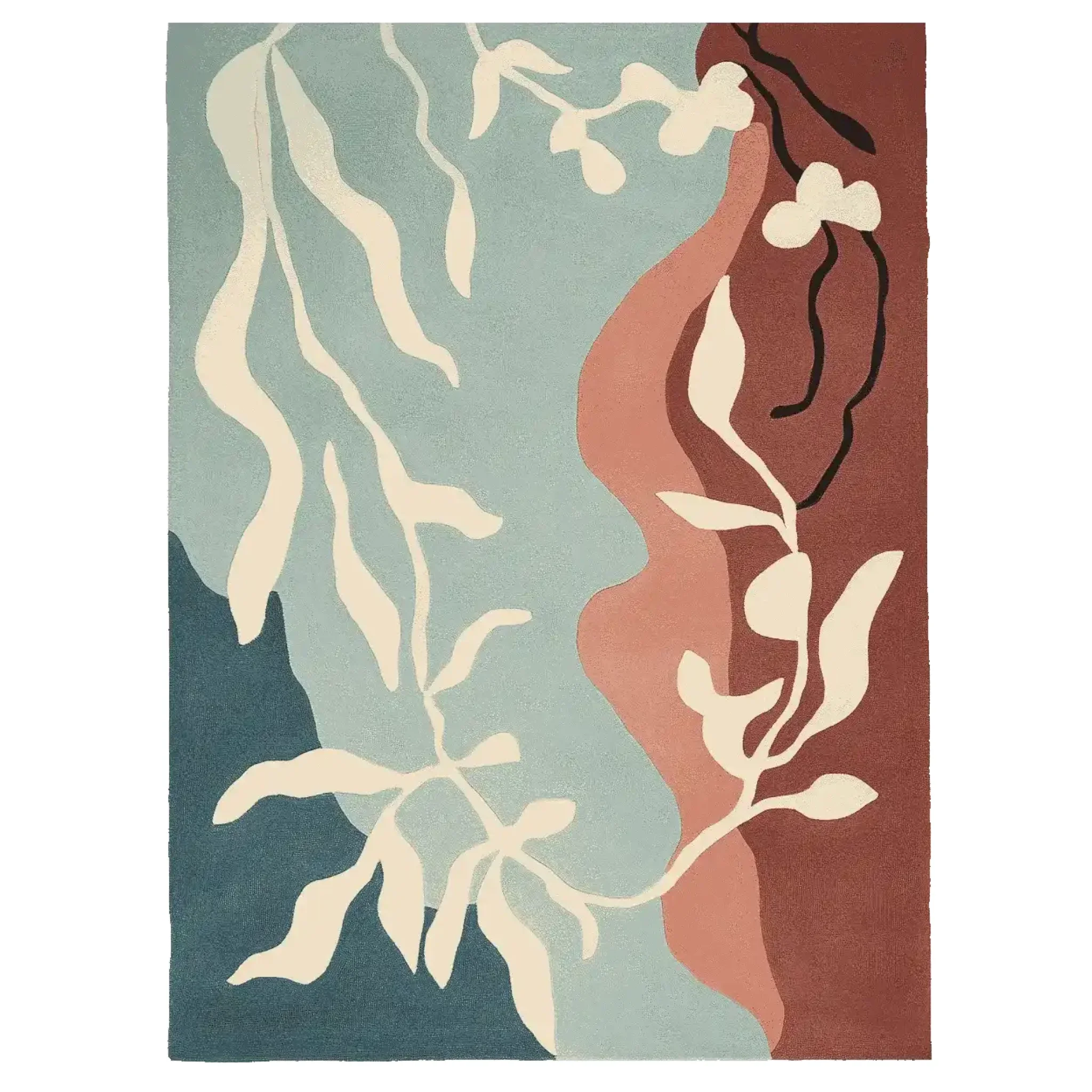Twilight Autumn Bloom Hand Tufted Rug