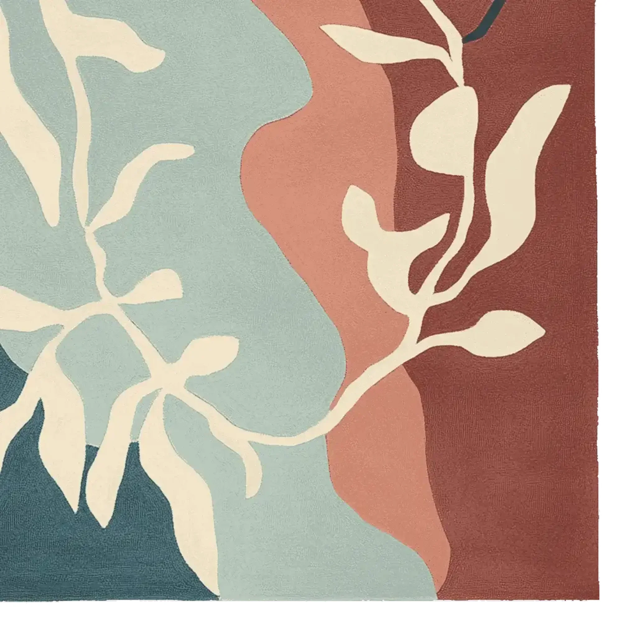 Twilight Autumn Bloom Hand Tufted Rug - Image 4