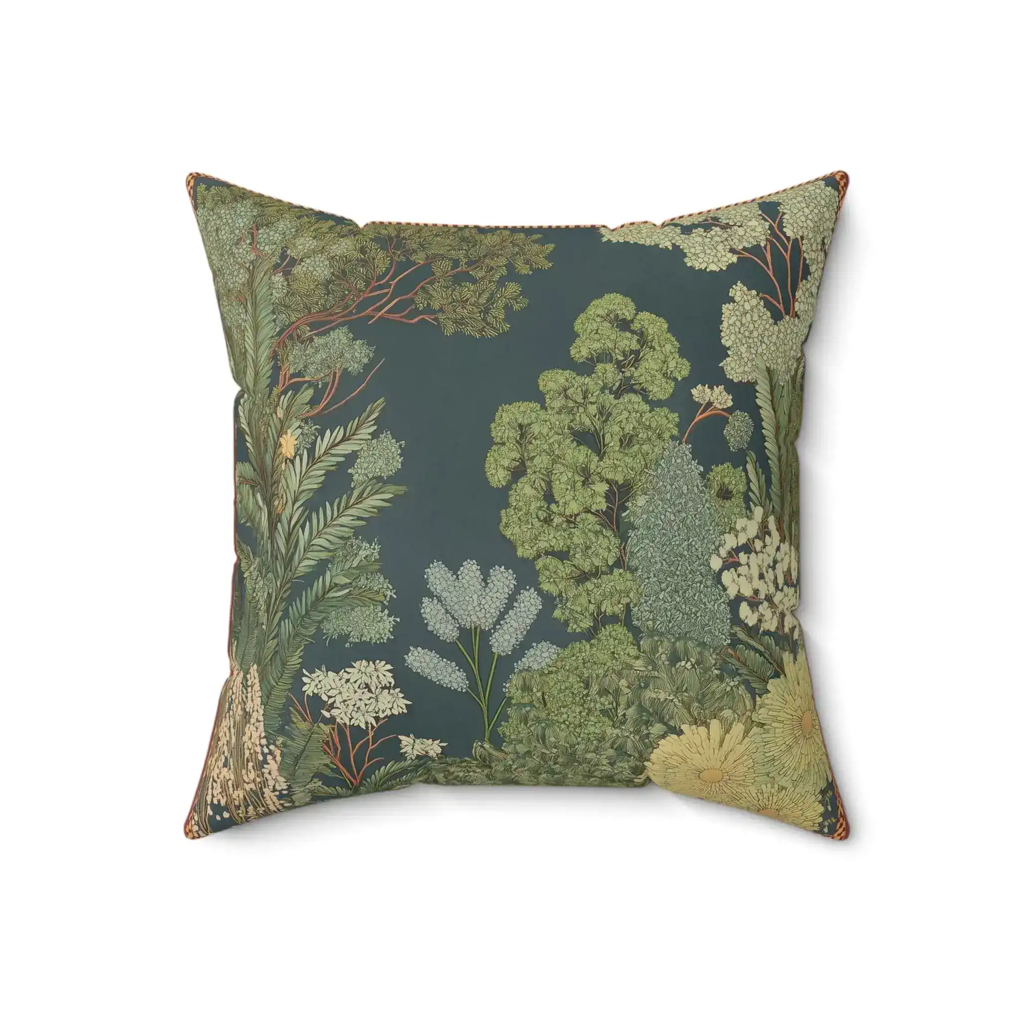 Twilight Garden Botanica Throw Pillow - Image 5