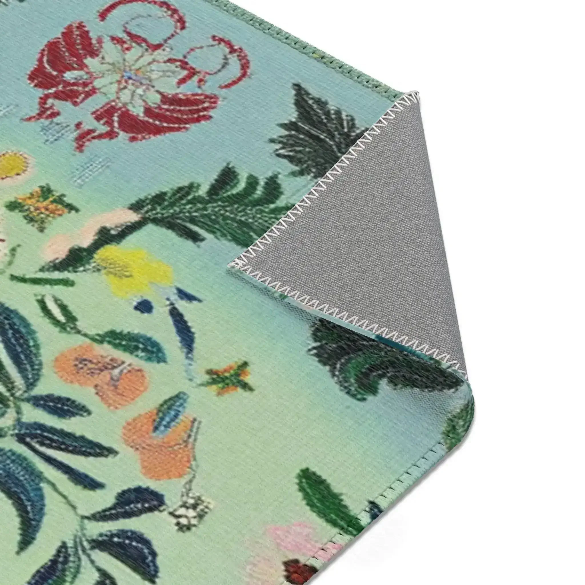 Twin Songbirds – Folk Garden Accent Rug - Image 5