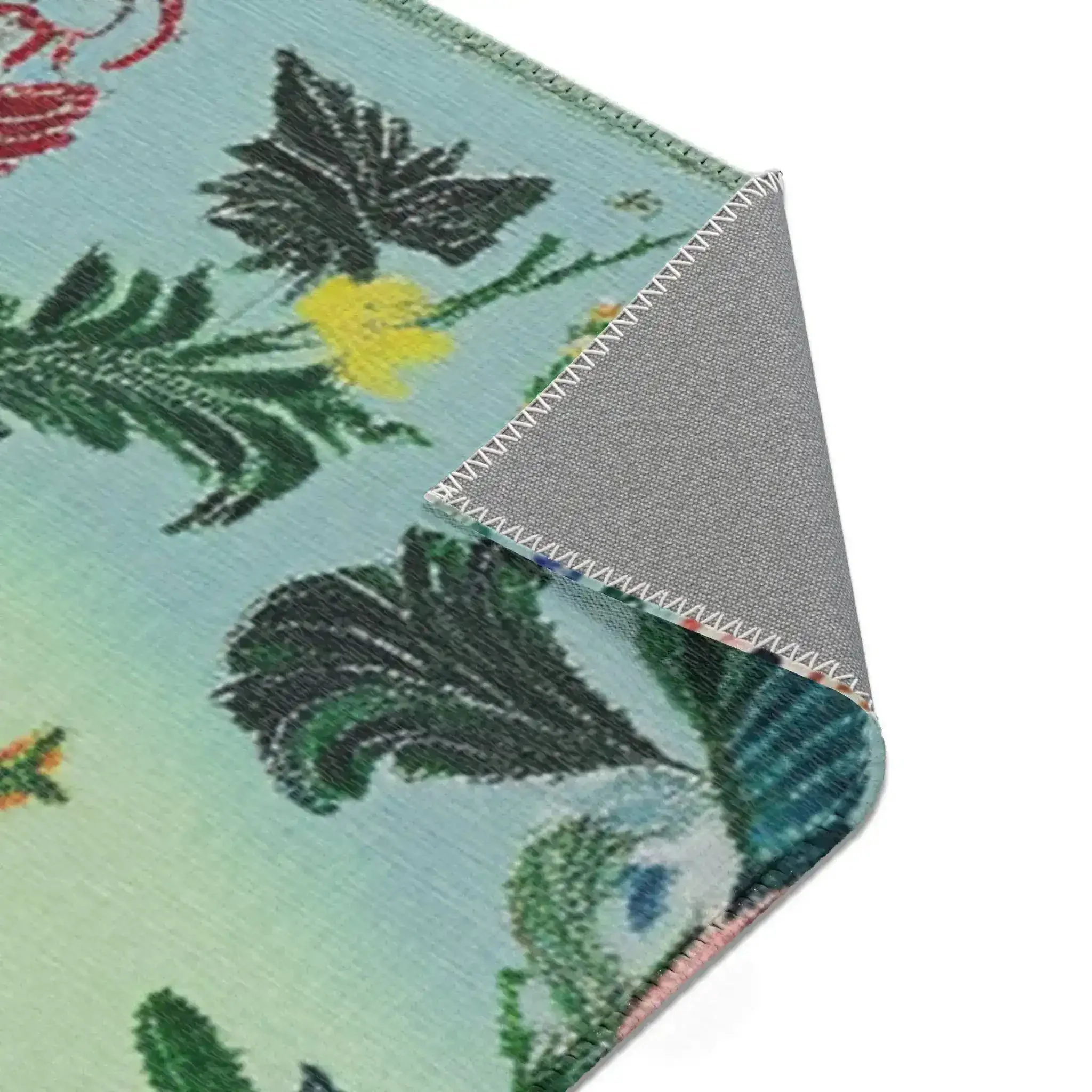 Twin Songbirds – Folk Garden Accent Rug - Image 8
