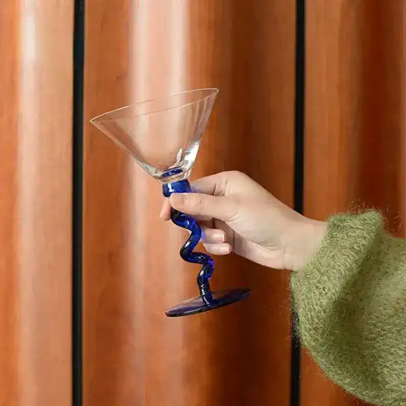 Twisted Martini Goblet Glass - Image 2