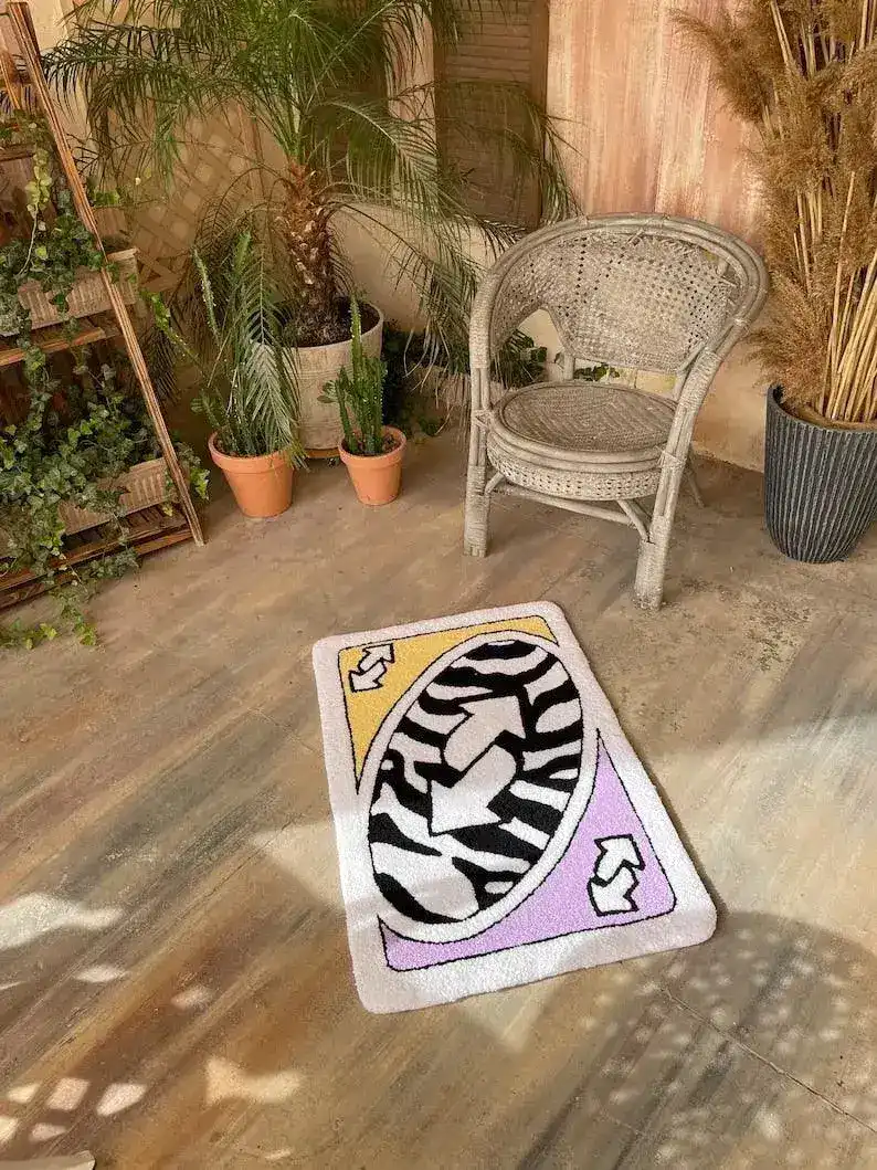 UNO Card Game Accent Rug - Image 3