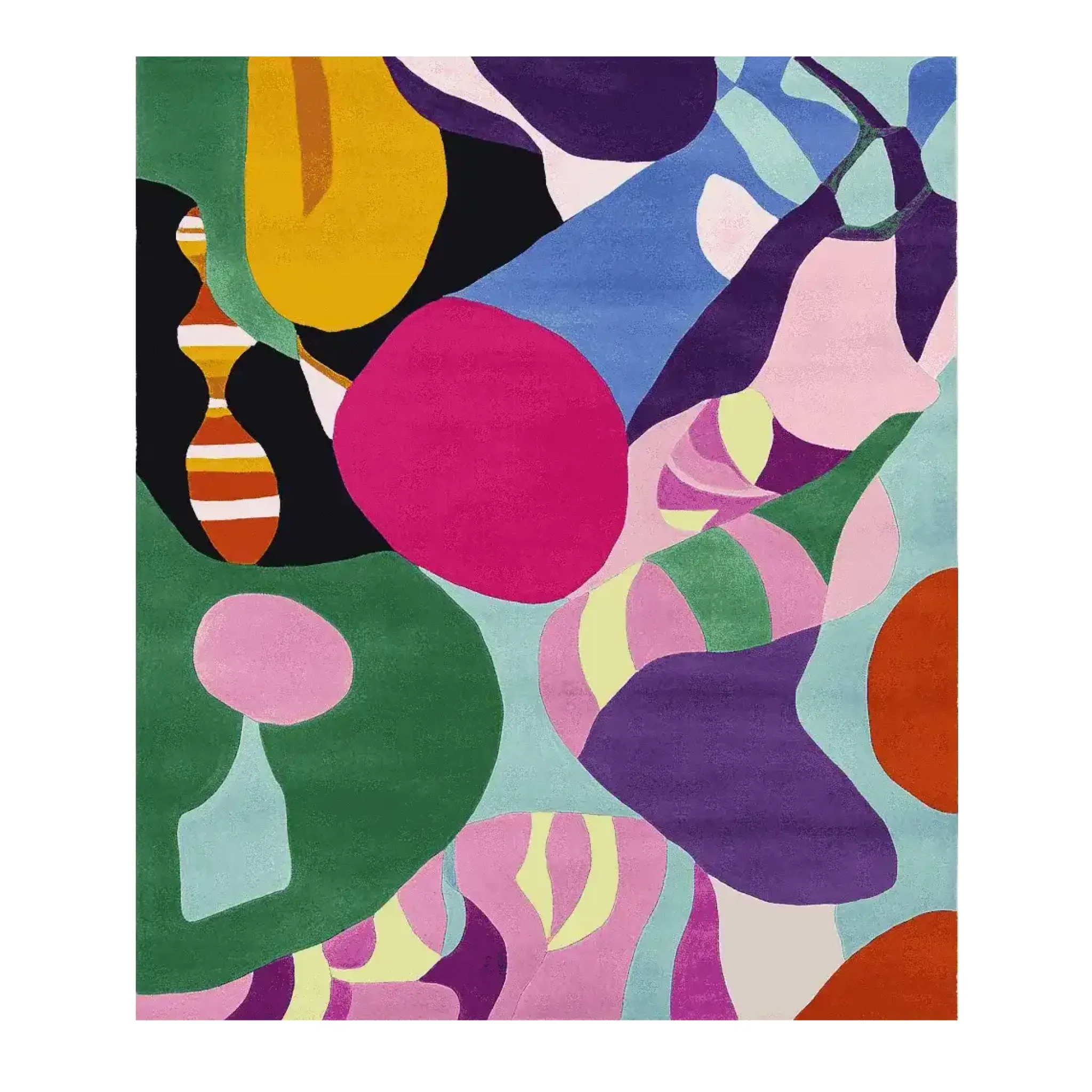Unruly Spectrum Code Hand Tufted Rug
