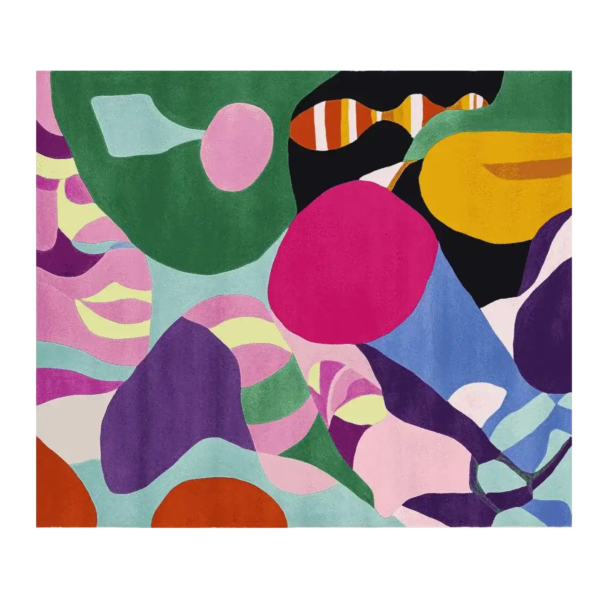 Unruly Spectrum Code Hand Tufted Rug - Image 4