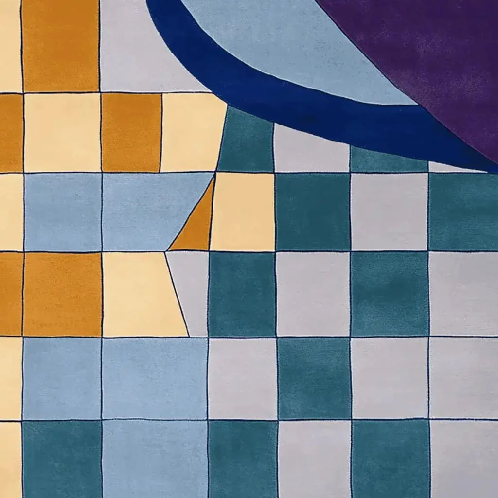 Urban Mosaic Hand Tufted Rug - Image 4