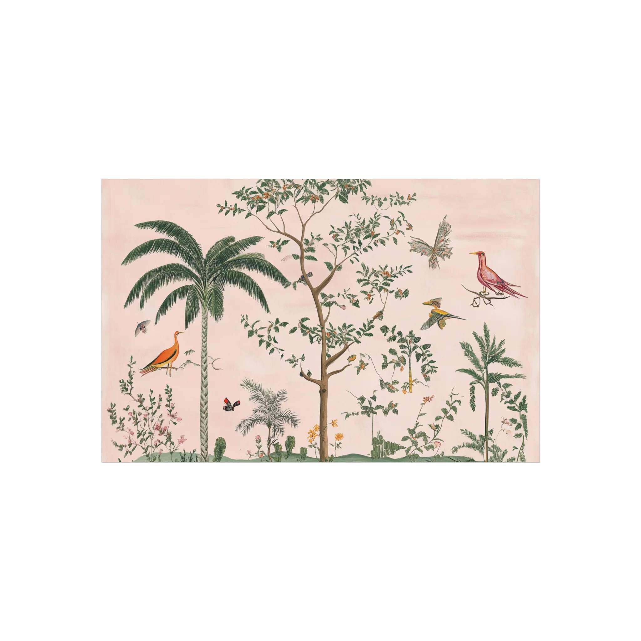 Verdant Tropical Birds Fine Art Poster - Image 13