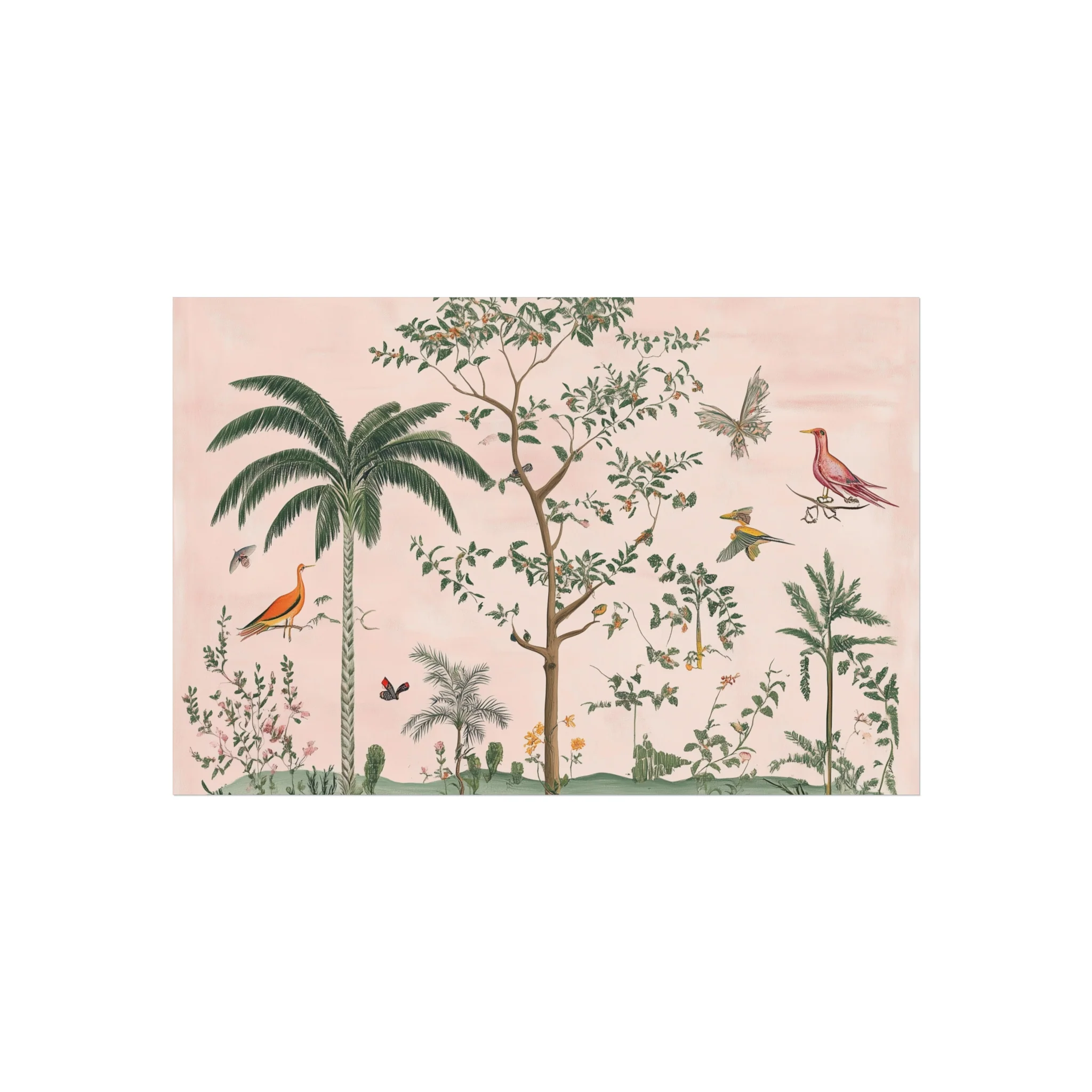 Verdant Tropical Birds Fine Art Poster - Image 16
