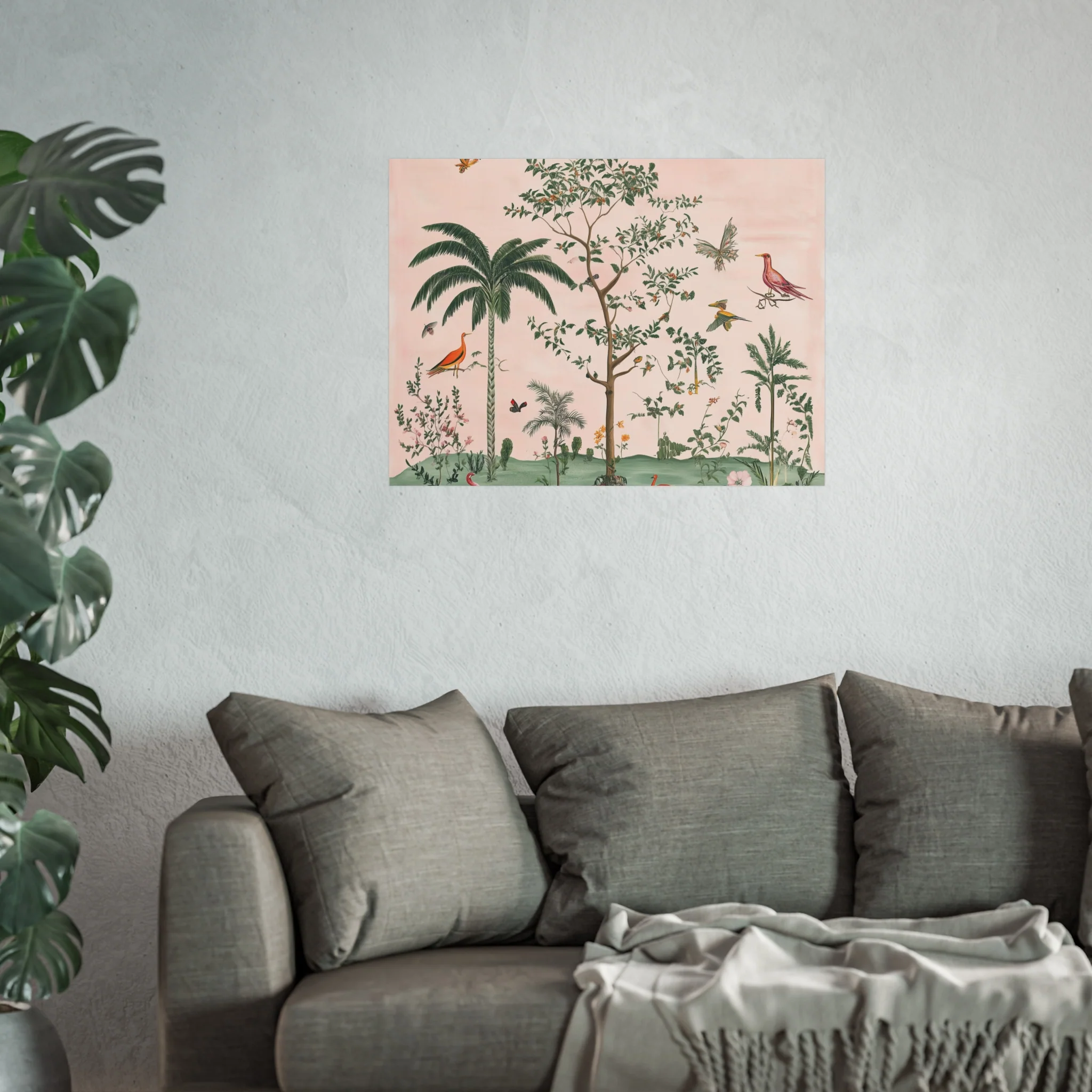 Verdant Tropical Birds Fine Art Poster - Image 27