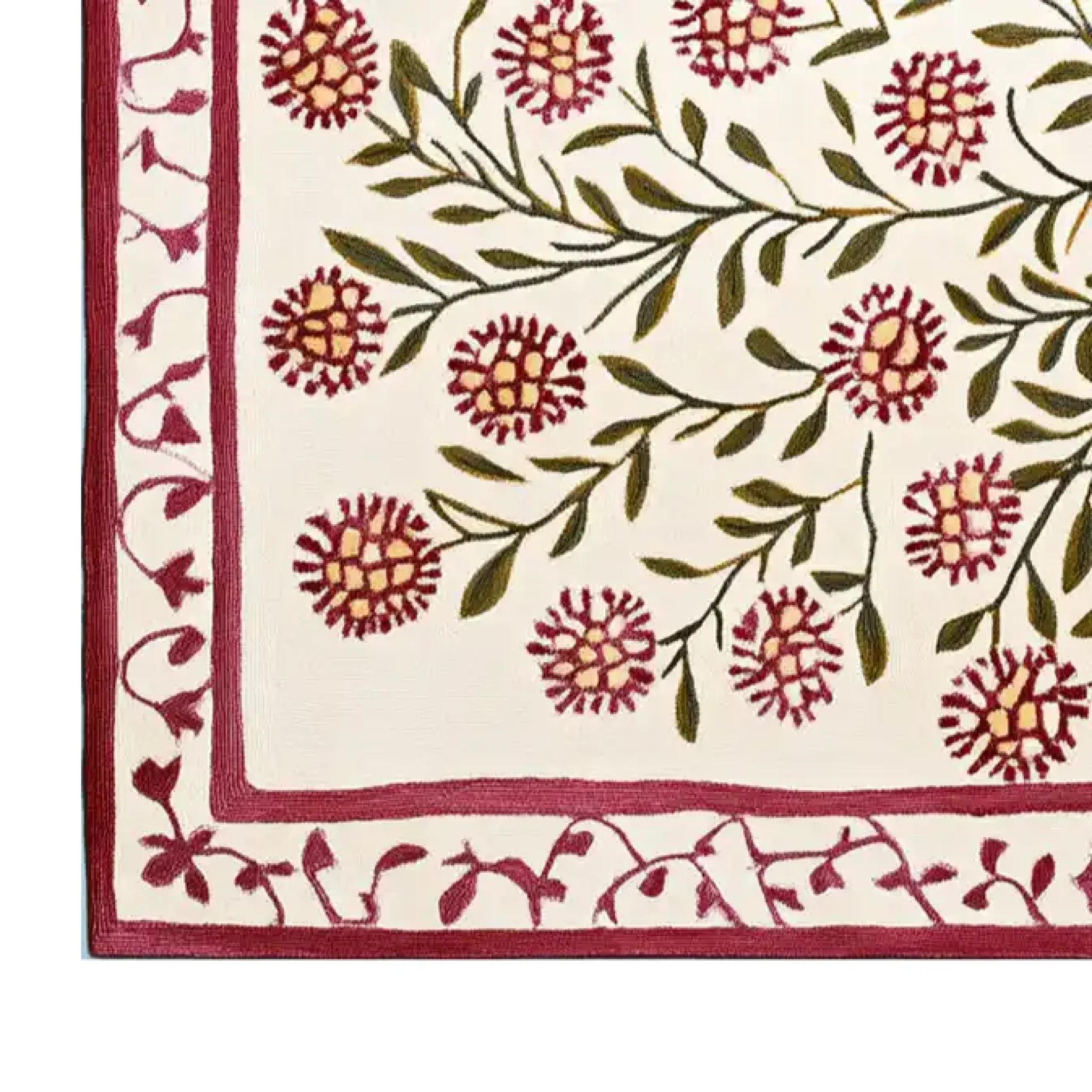 Vibrant Bloom Cascade Hand Tufted Wool Rug - Image 5