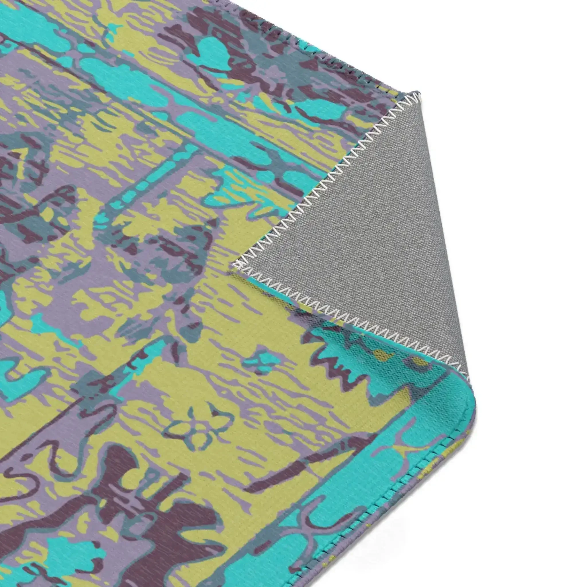 Vibrant Vintage Medallion Accent Rug - Image 5