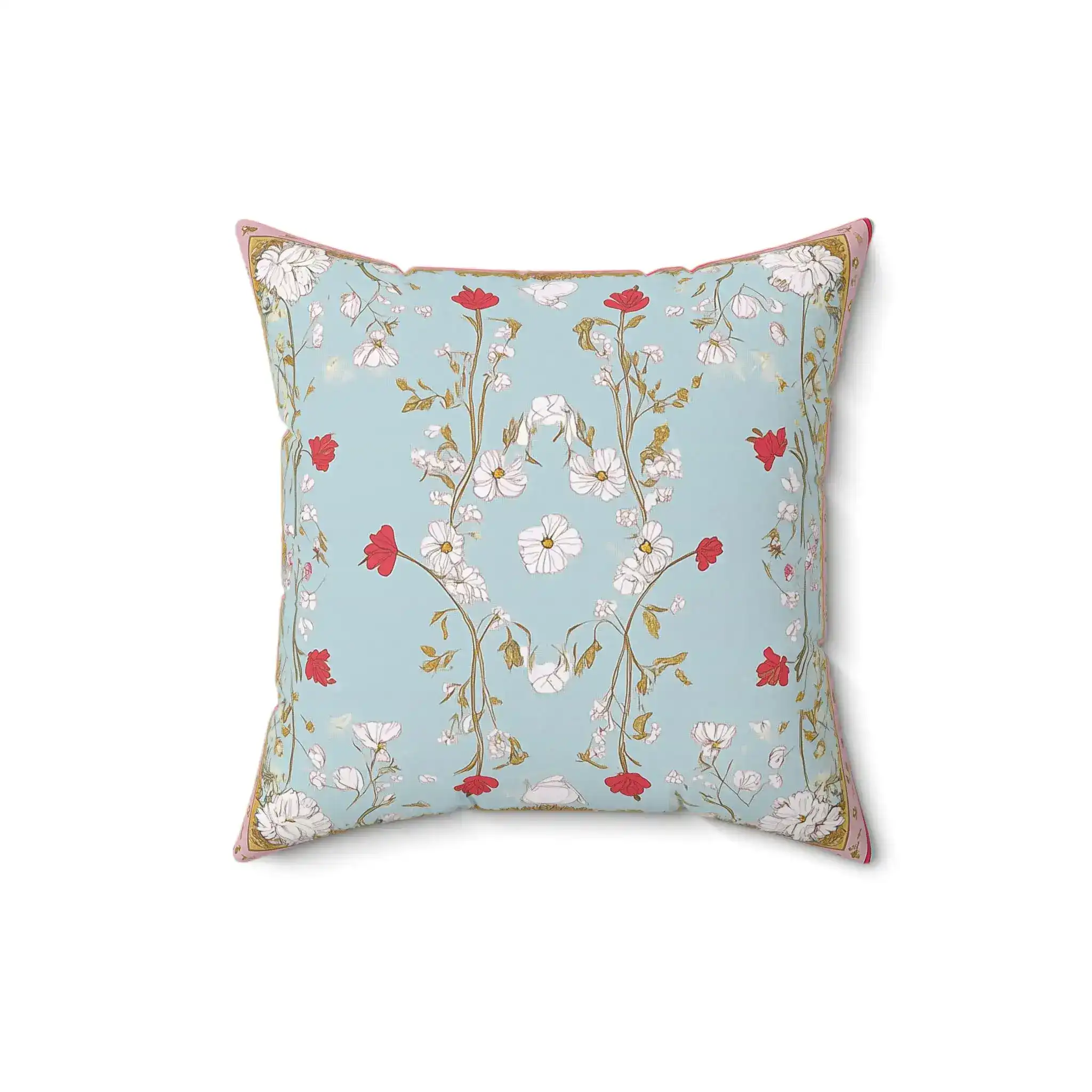 Victorian Sky Garden Throw Pillow - Image 3