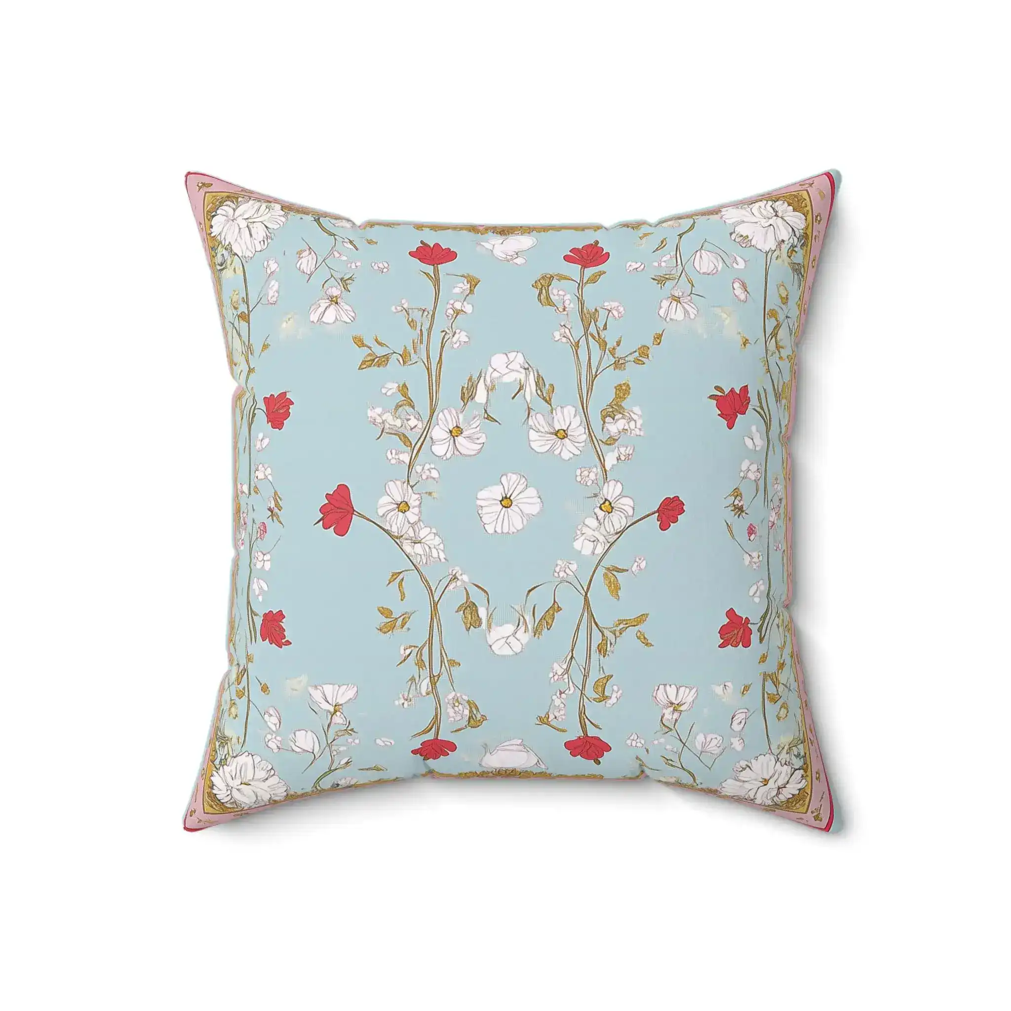 Victorian Sky Garden Throw Pillow - Image 4