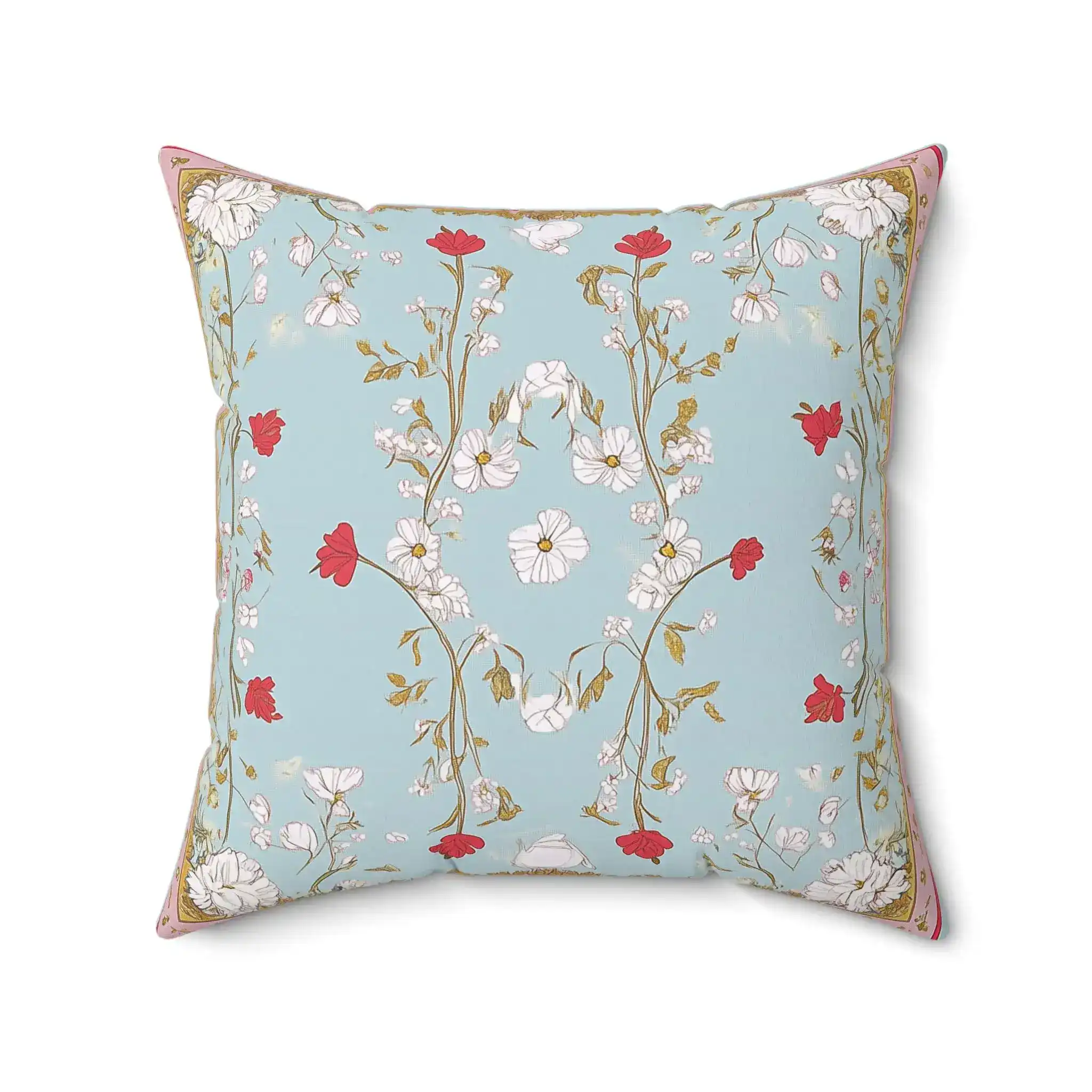 Victorian Sky Garden Throw Pillow - Image 5