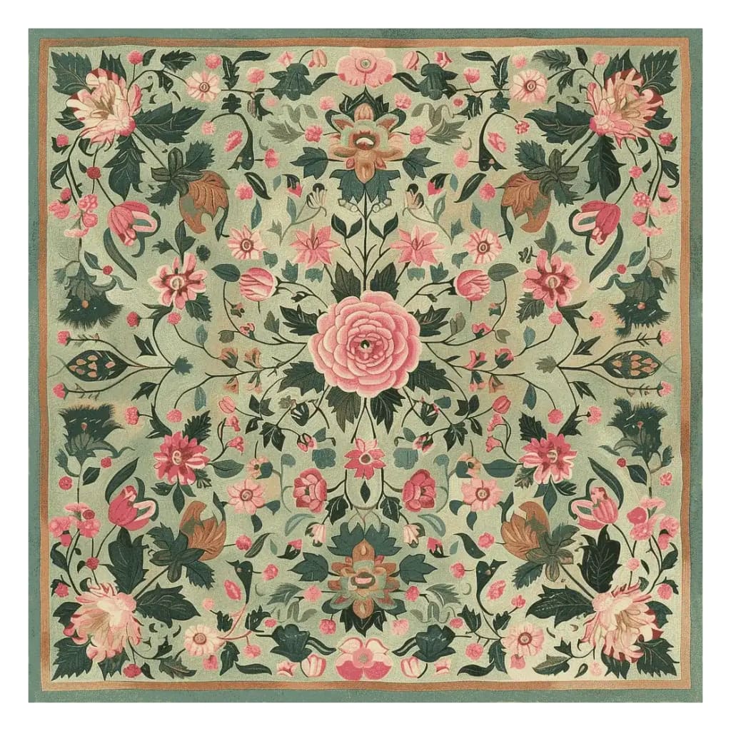 Vinework Blossom Field Hand Tufted Rug - Image 4