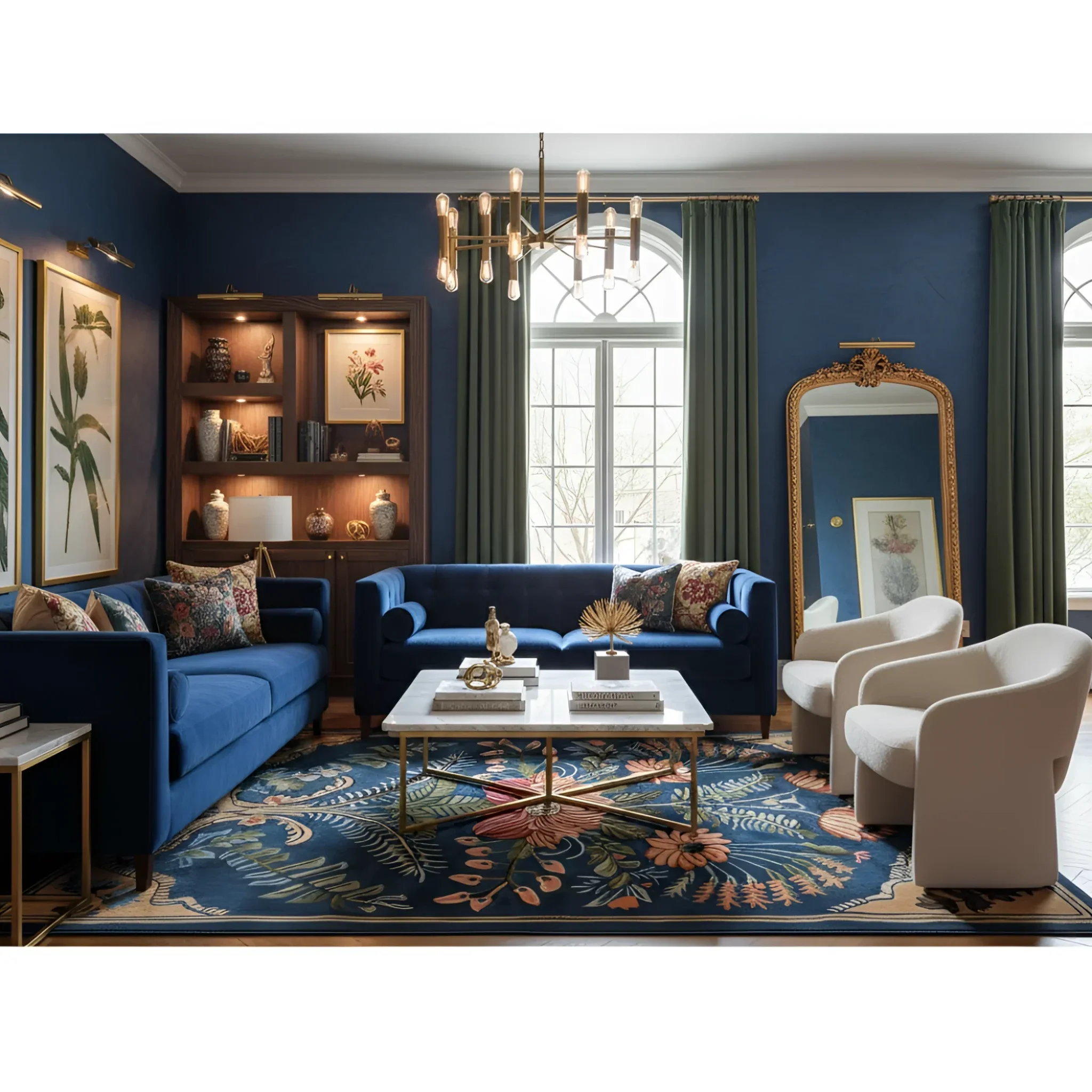 Vintage Aurum Garden Hand Tufted Rug - Image 4