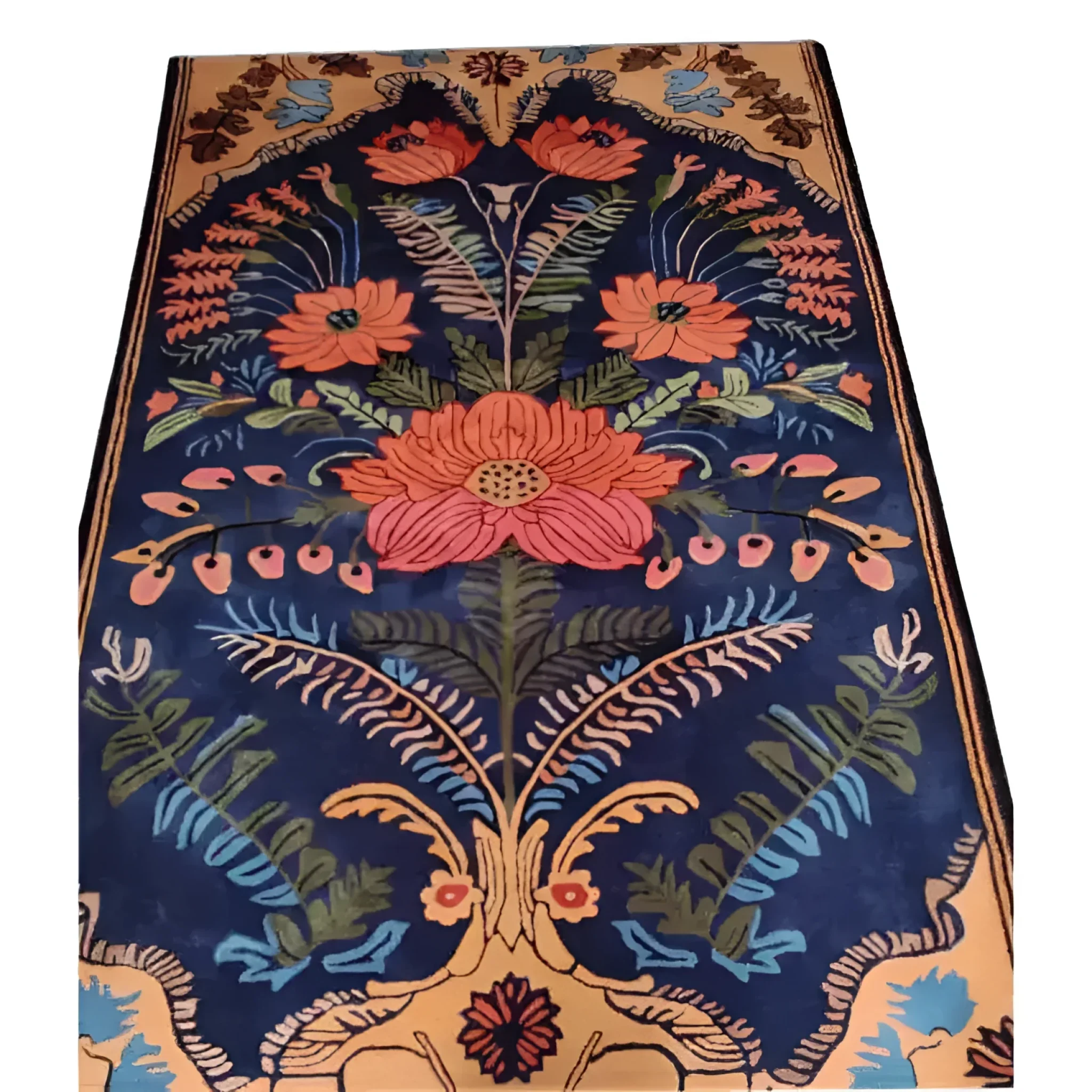 Vintage Aurum Garden Hand Tufted Rug - Image 5
