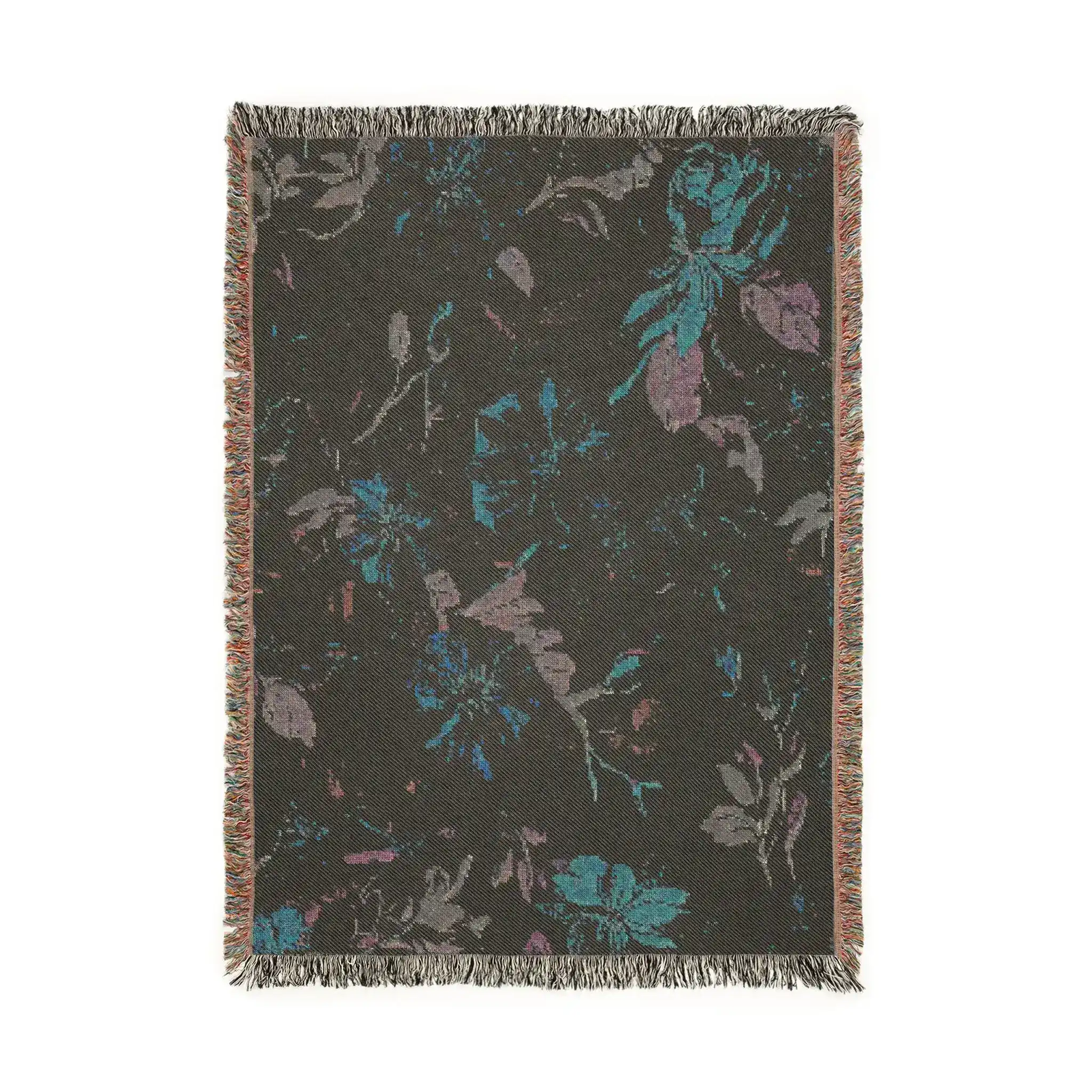 Vintage Bloom Woven Blanket - Image 2