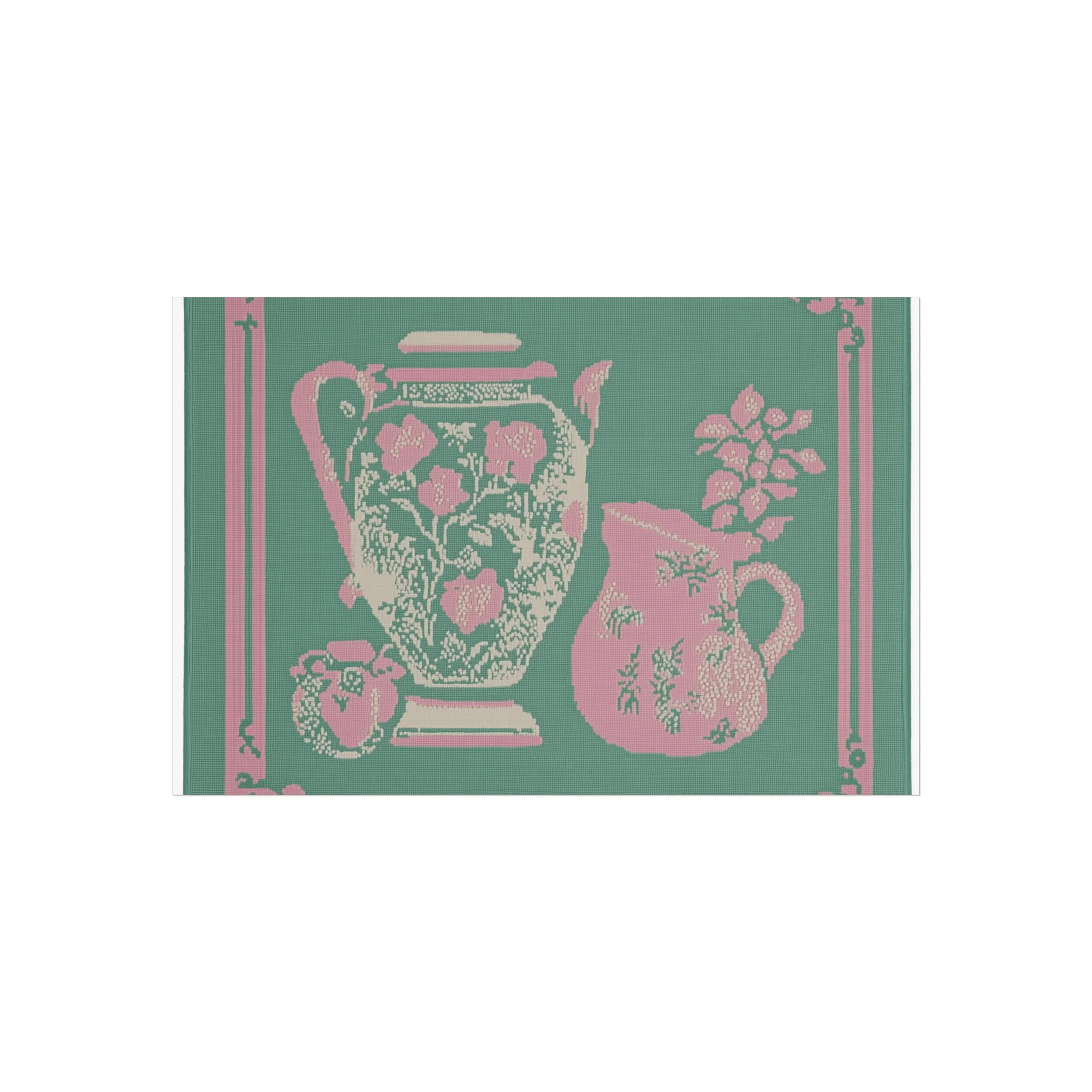 Vintage Floral Pitchers Fine Art Poster - Image 10