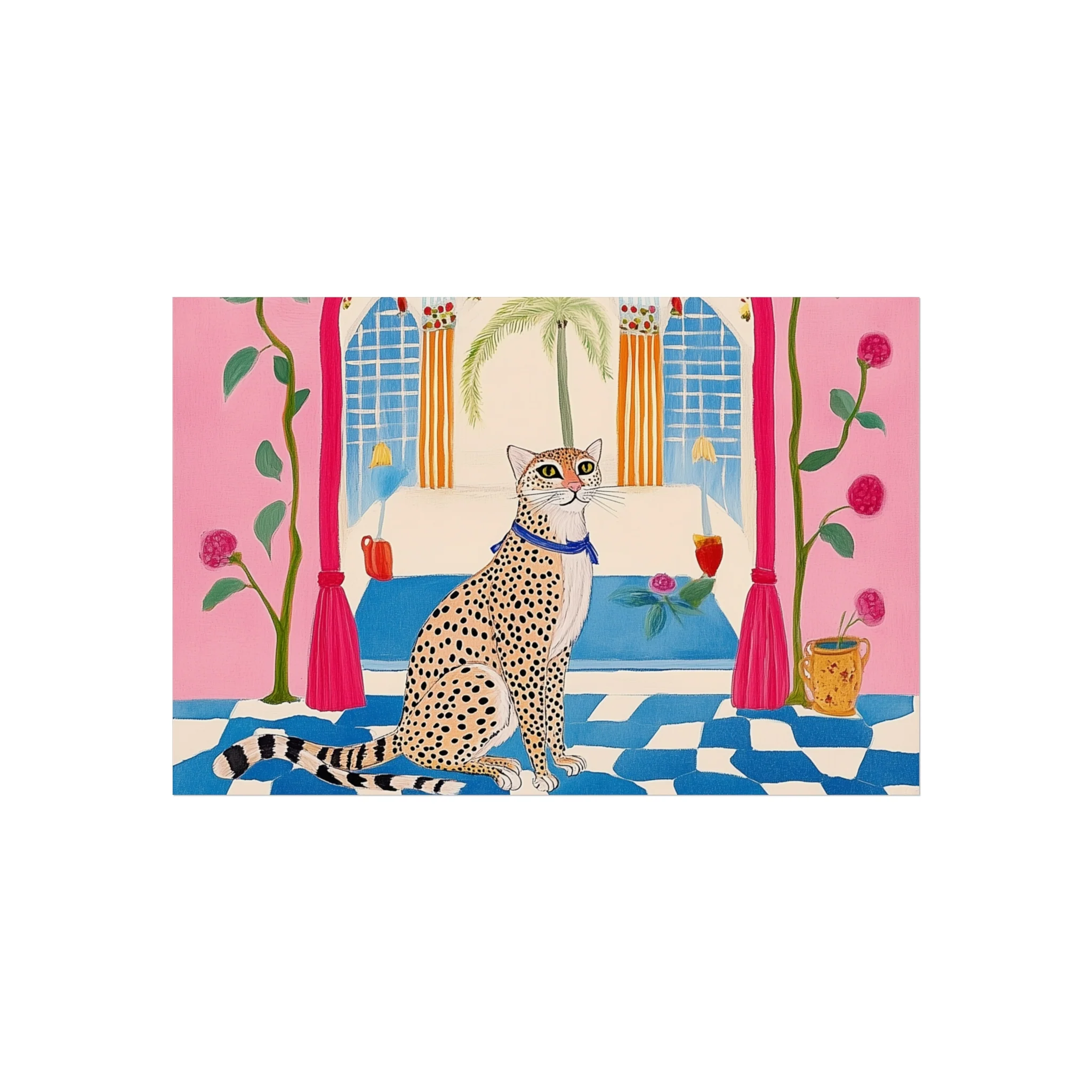 Vintage Leopard Fine Art Poster - Image 12