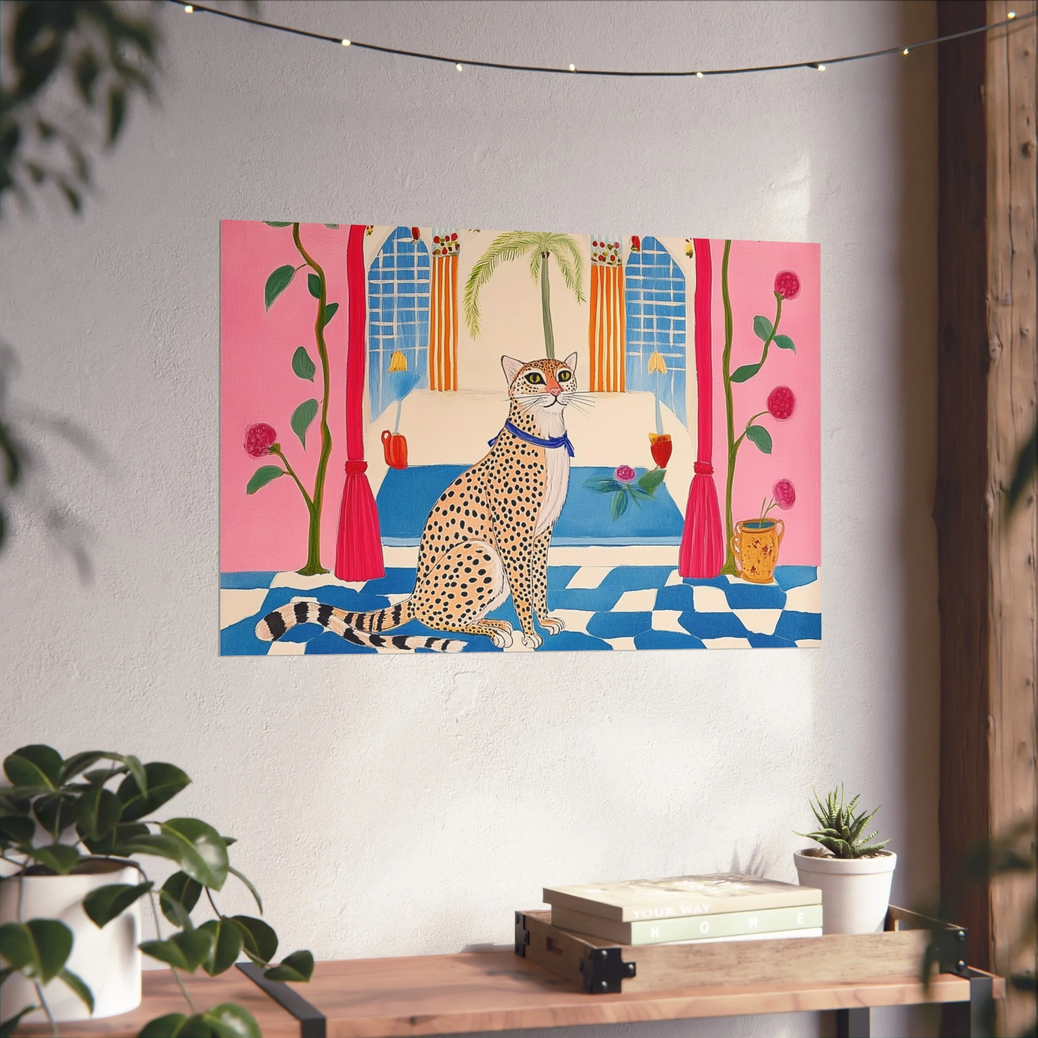 Vintage Leopard Fine Art Poster - Image 40
