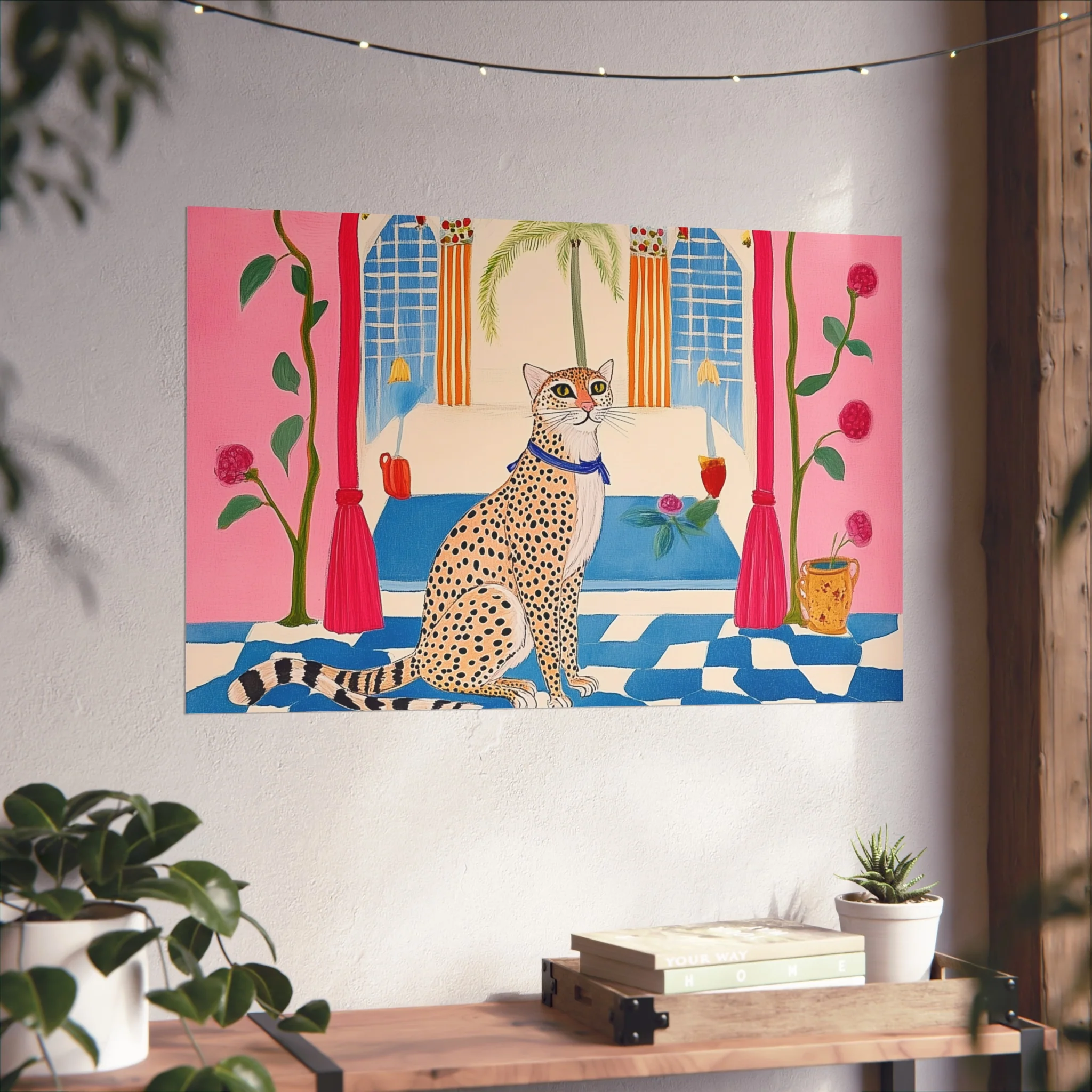 Vintage Leopard Fine Art Poster - Image 42