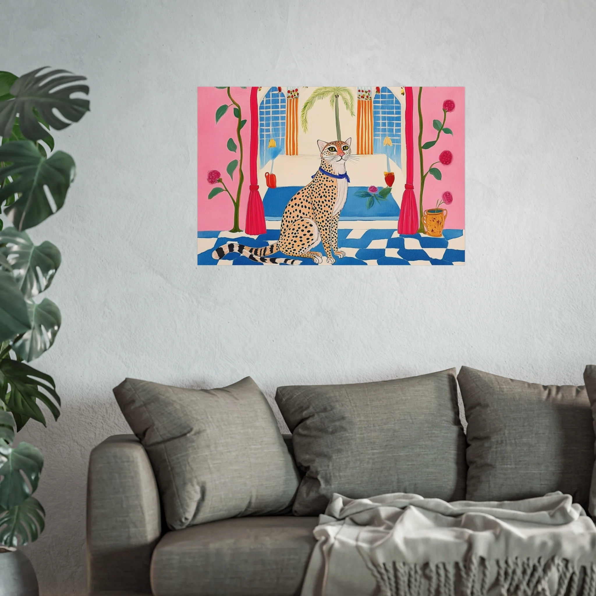 Vintage Leopard Fine Art Poster - Image 43