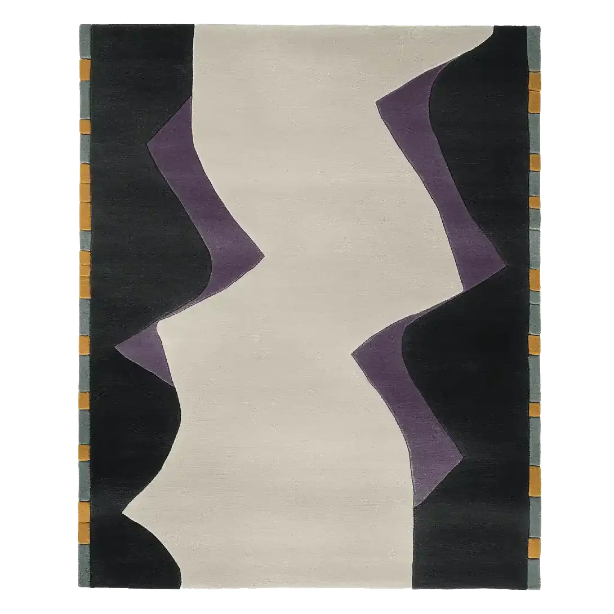 Vivid Flow Pattern Hand Tufted Rug - Image 2