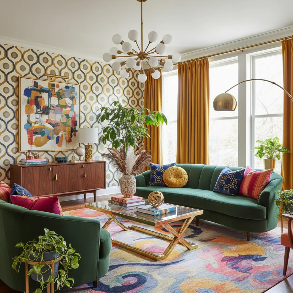 Vivid Whirlwind Hand Tufted Rug - Image 2