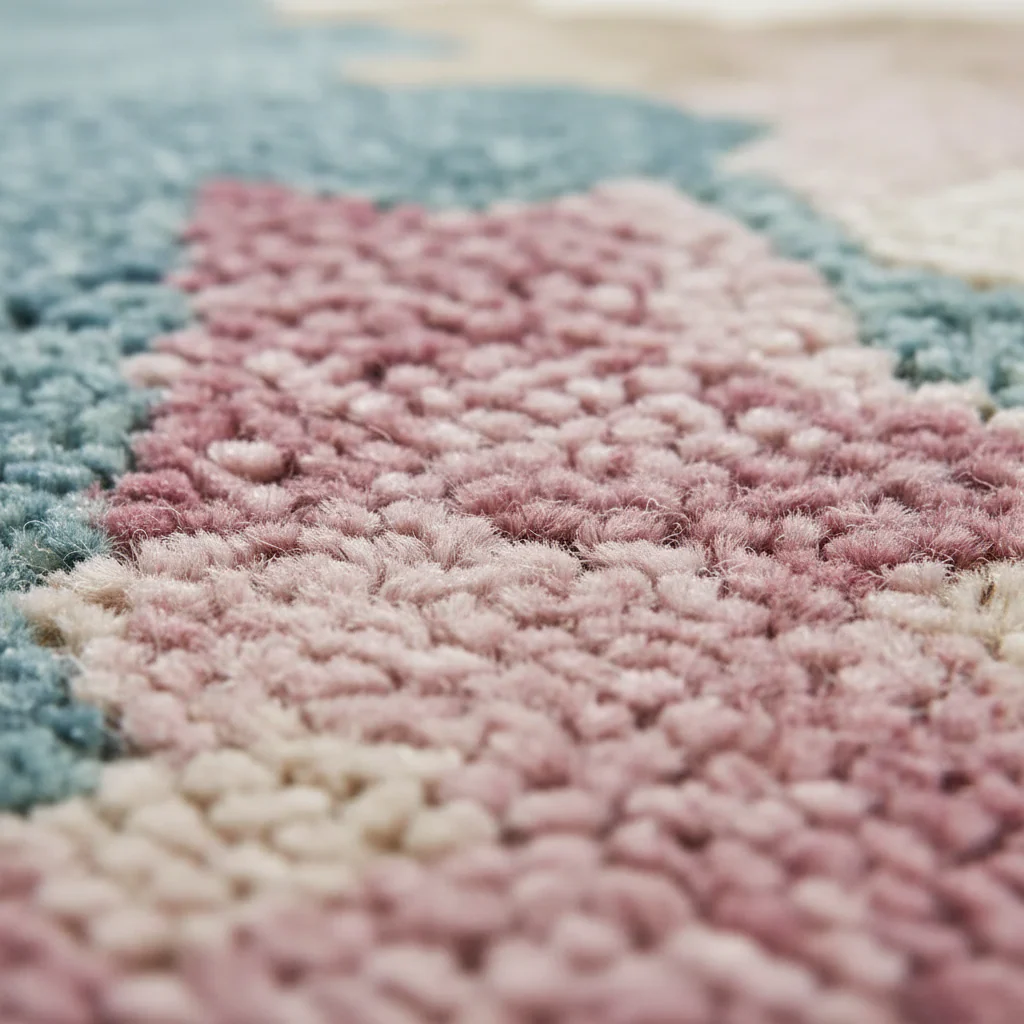 Watercolor Terrain Sketch Hand Tufted Rug - Image 3