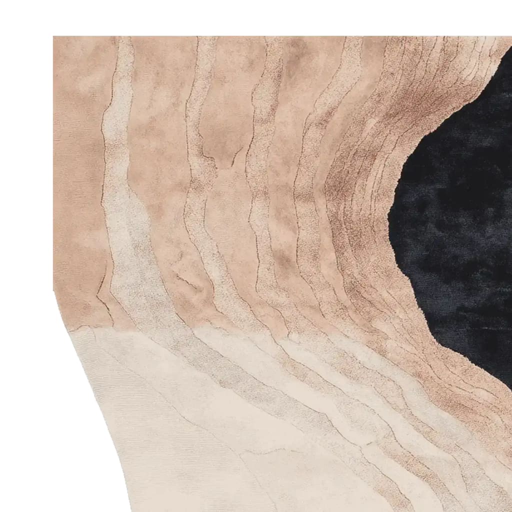 Wavy Land Narrative Hand Tufted Rug - Image 6