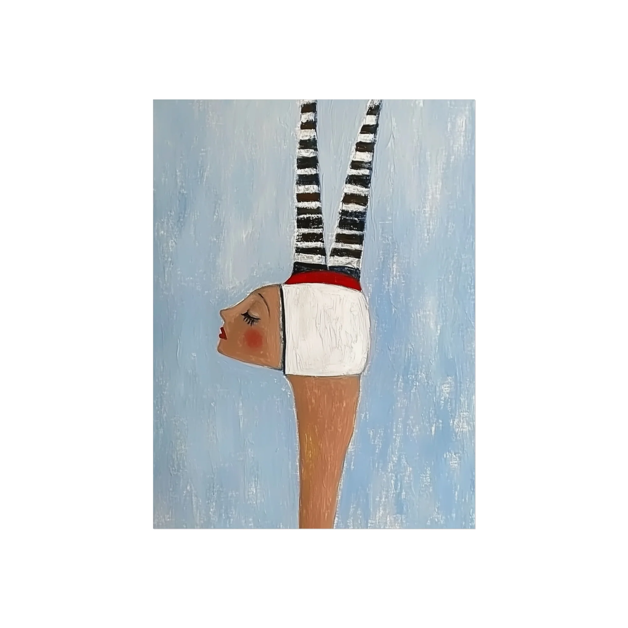 Whimsical Stripes Fine Art Poster - Image 10