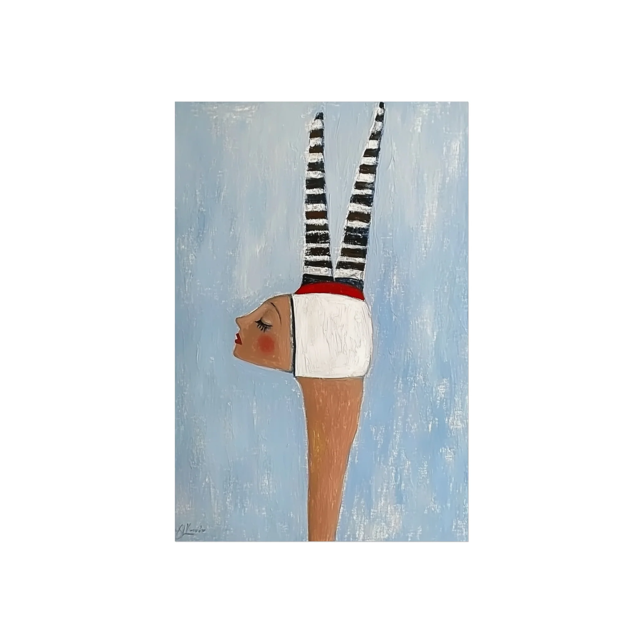 Whimsical Stripes Fine Art Poster - Image 14