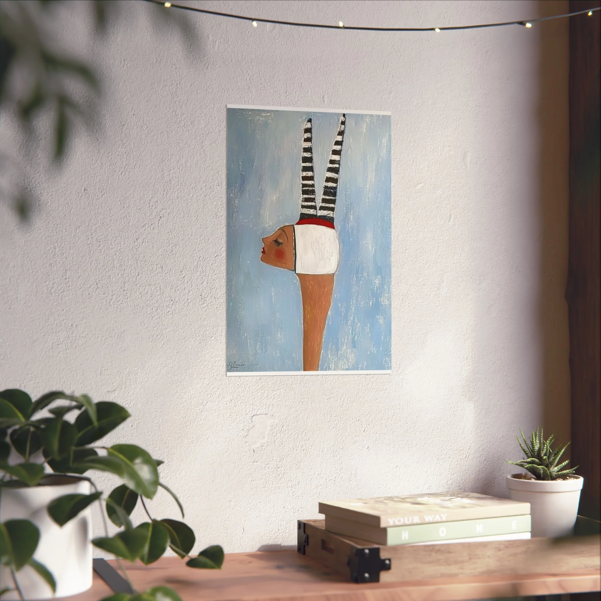 Whimsical Stripes Fine Art Poster - Image 26