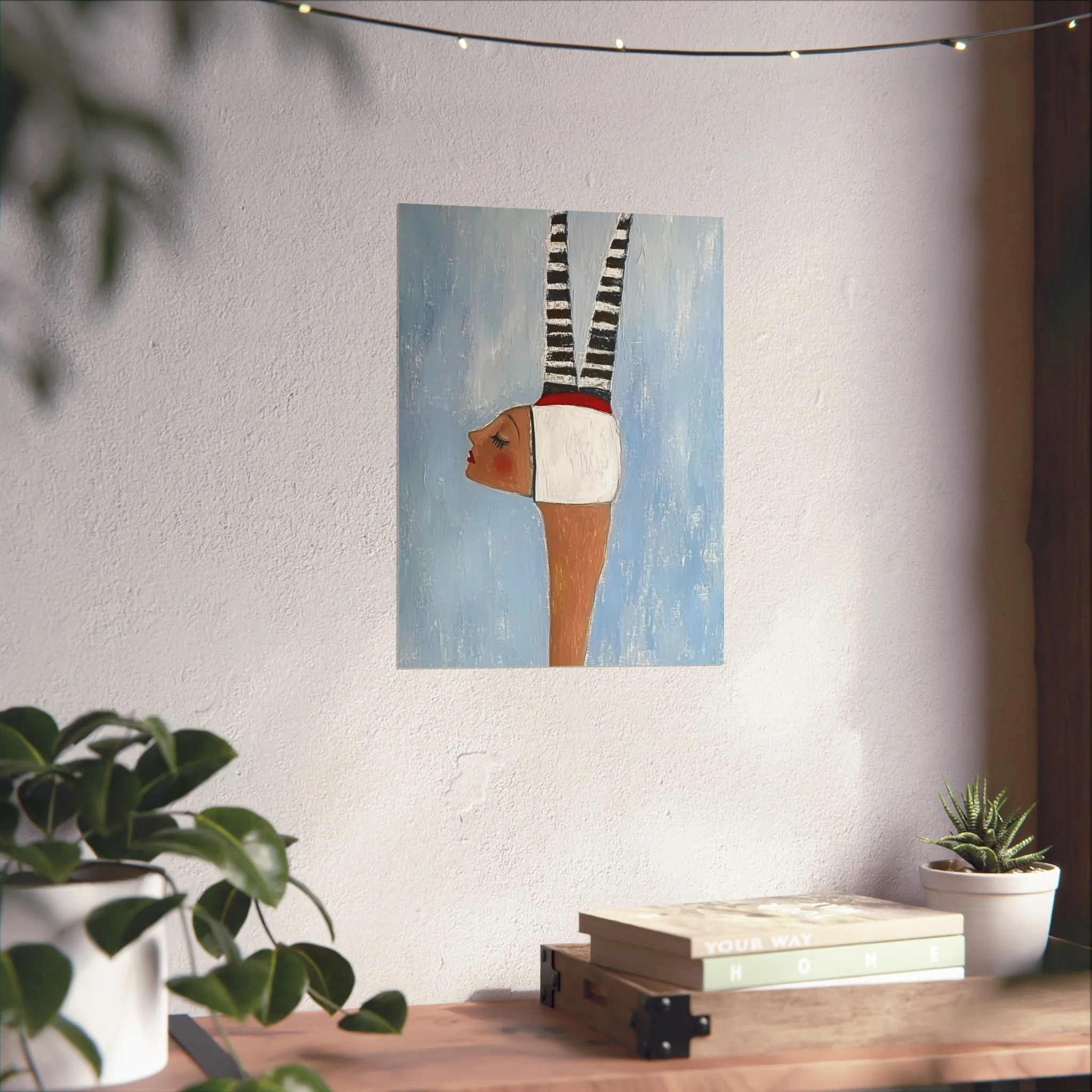 Whimsical Stripes Fine Art Poster - Image 28