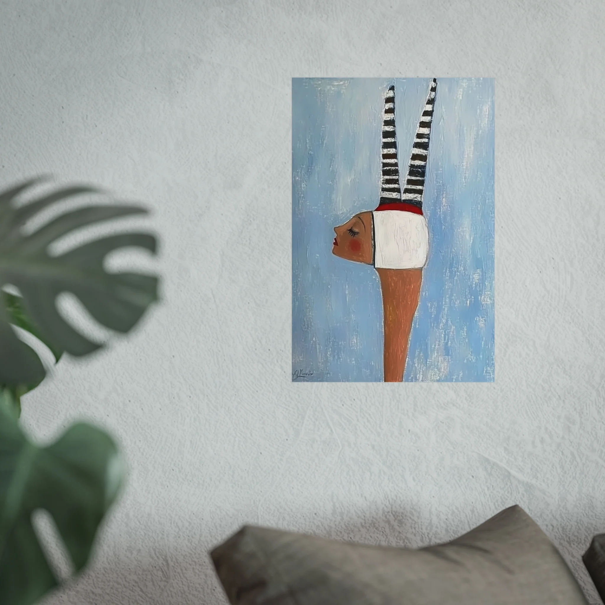 Whimsical Stripes Fine Art Poster - Image 29