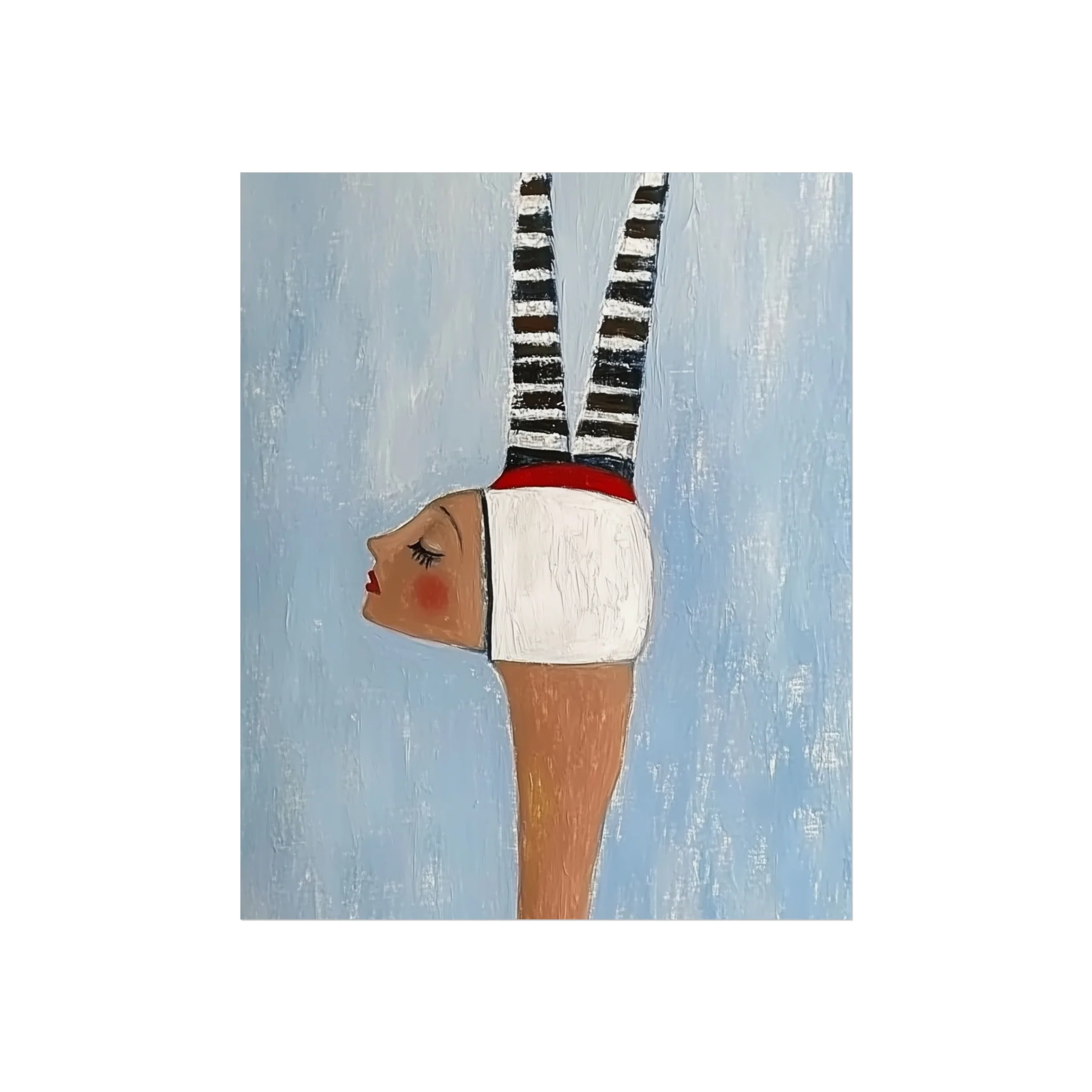 Whimsical Stripes Fine Art Poster - Image 3