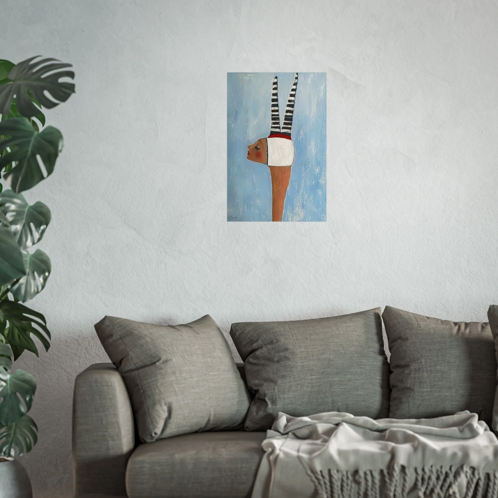 Whimsical Stripes Fine Art Poster - Image 33