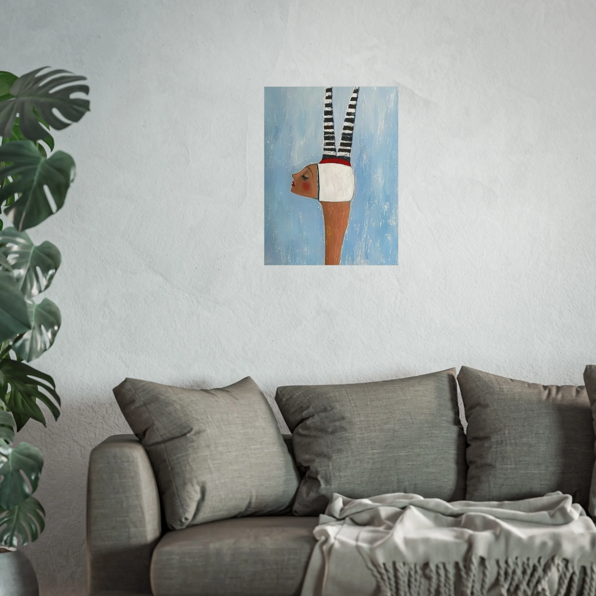 Whimsical Stripes Fine Art Poster - Image 35