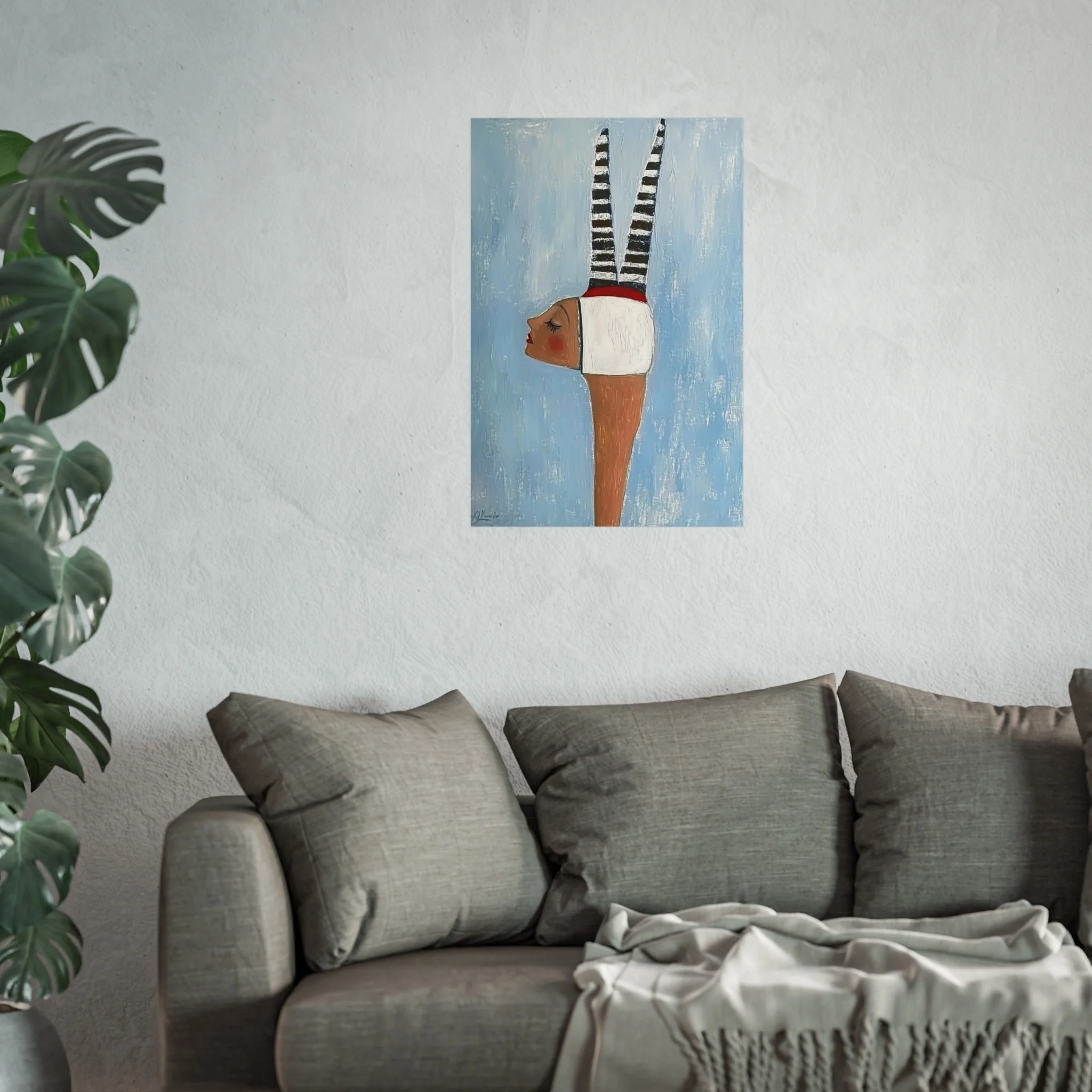 Whimsical Stripes Fine Art Poster - Image 37