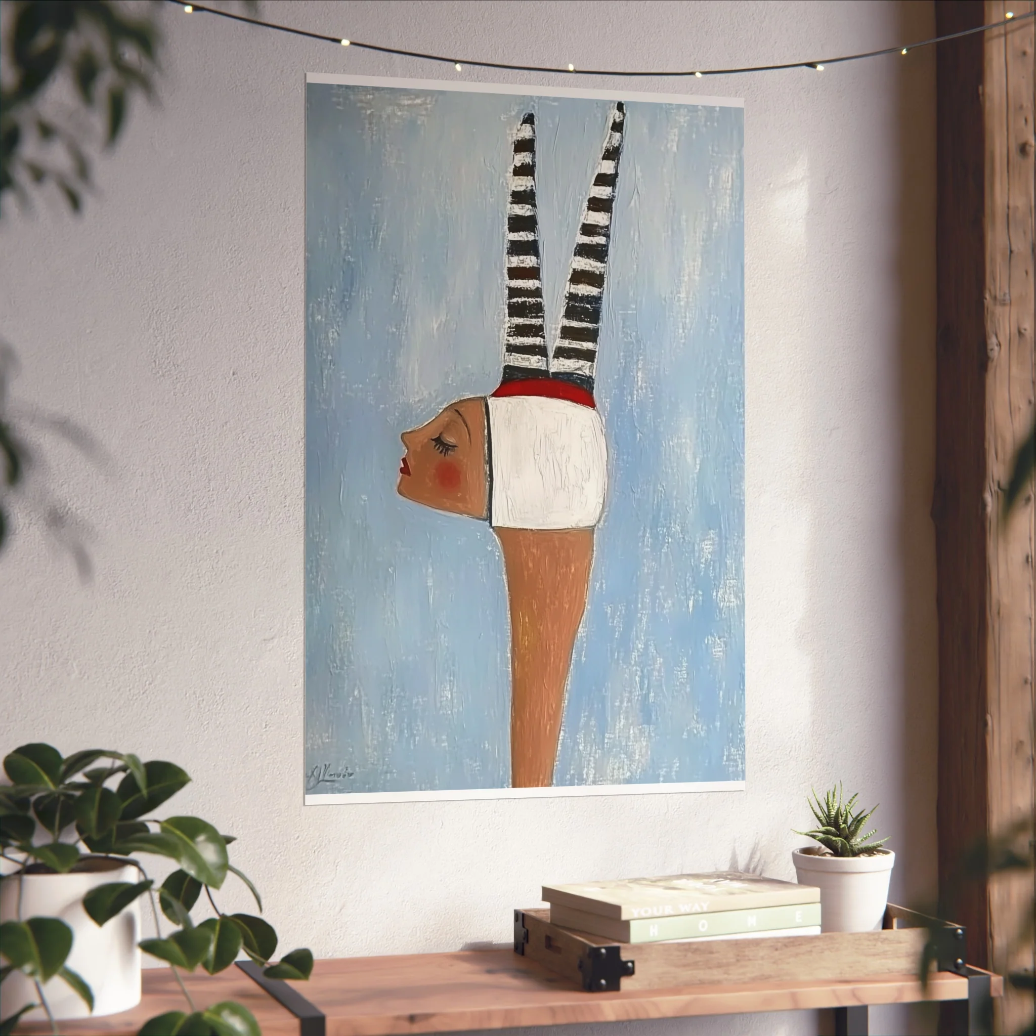 Whimsical Stripes Fine Art Poster - Image 40