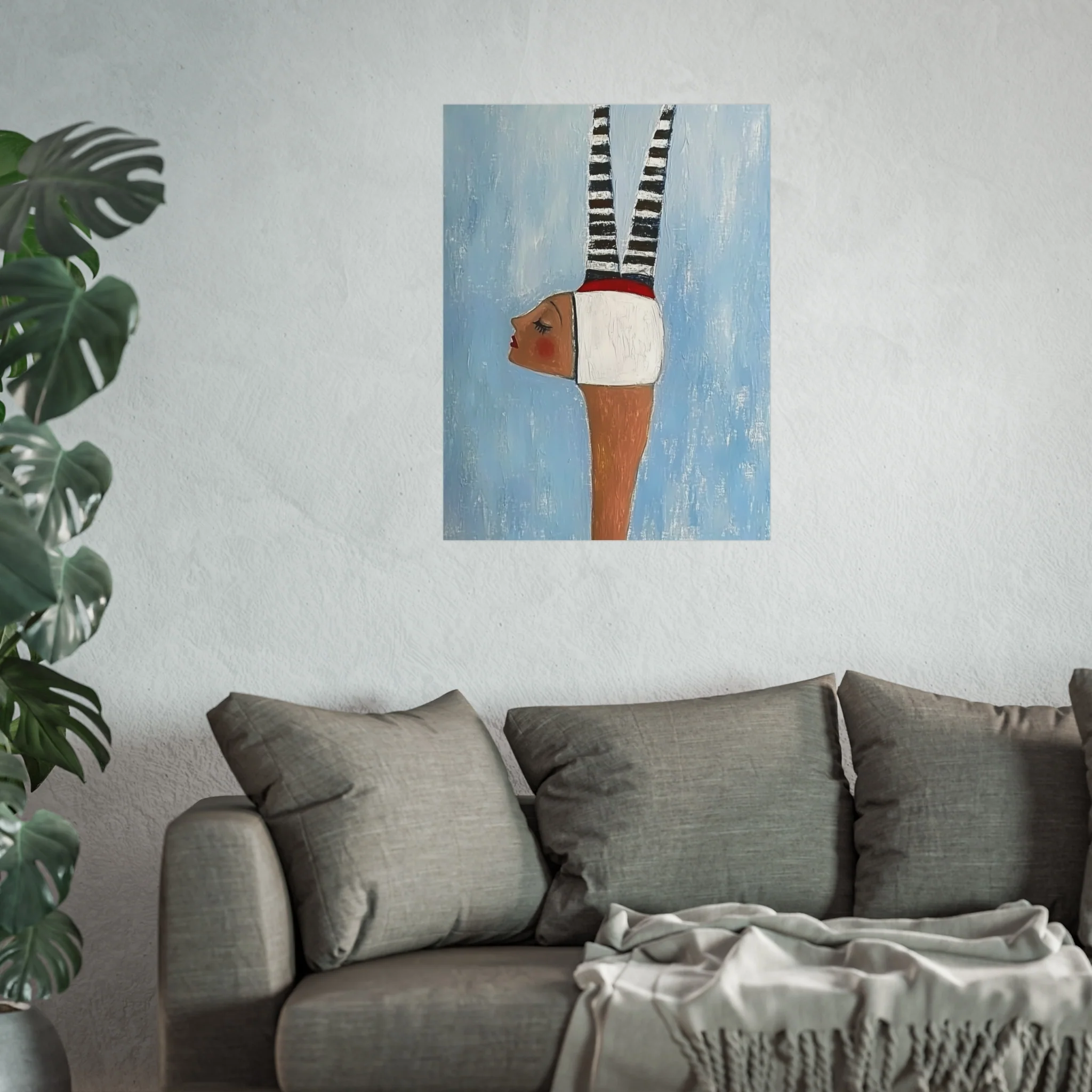 Whimsical Stripes Fine Art Poster - Image 41